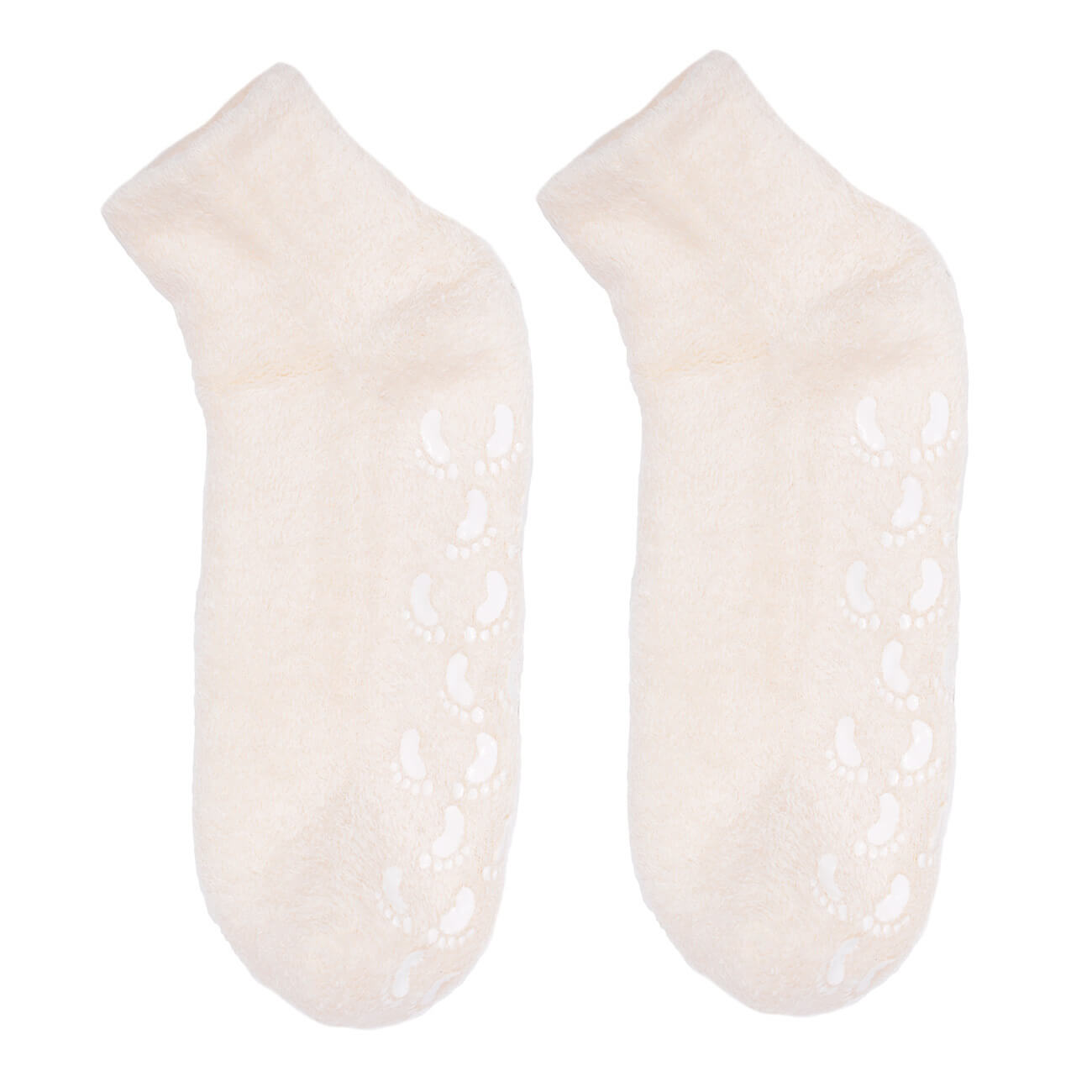 

СПА-носки гелевые, р. 36-40, многоразовые, полиэстер, молочные, Spa