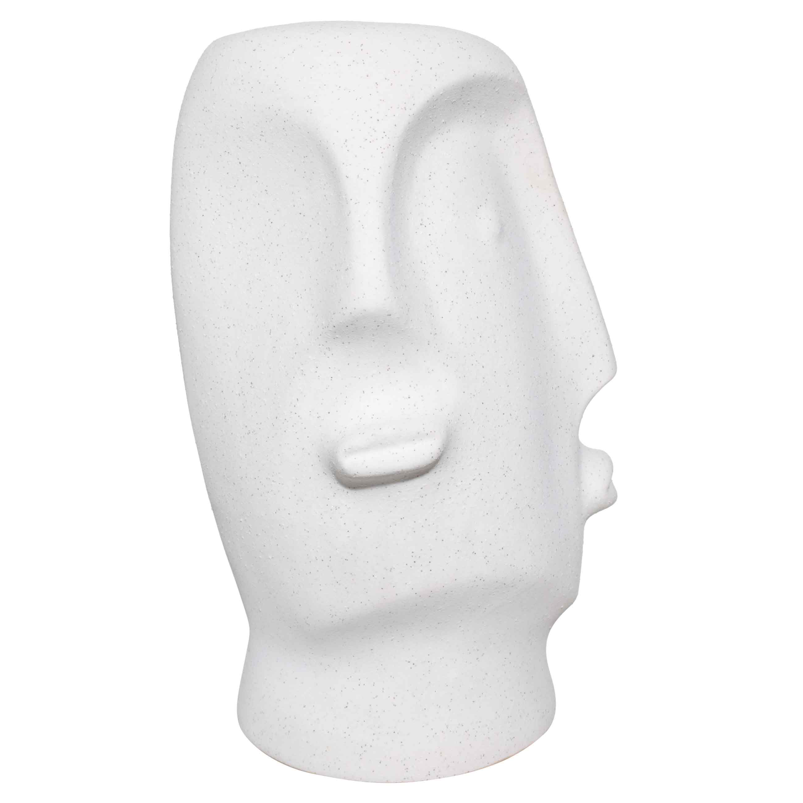 Статуэтка, 31 см, керамика, молочная, в крапинку, Лица, Faces изображение № 2