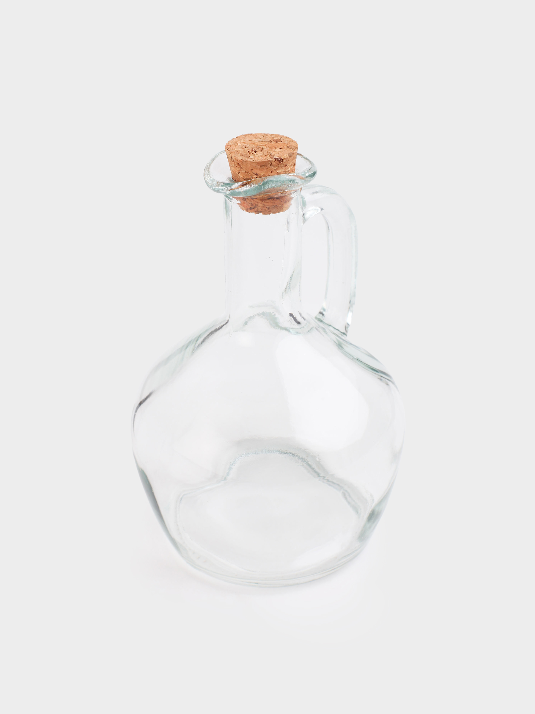 Емкость для масла или уксуса, 400 мл, с ручкой, стекло/пробка, Кувшин, Clear cork, image-2