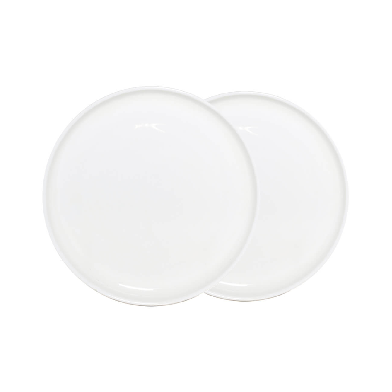 Тарелка десертная, 20 см, 2 шт, фарфор F, белая, Ideal white тарелка десертная luminarc дивали лайт тюркуаз p2613 19см