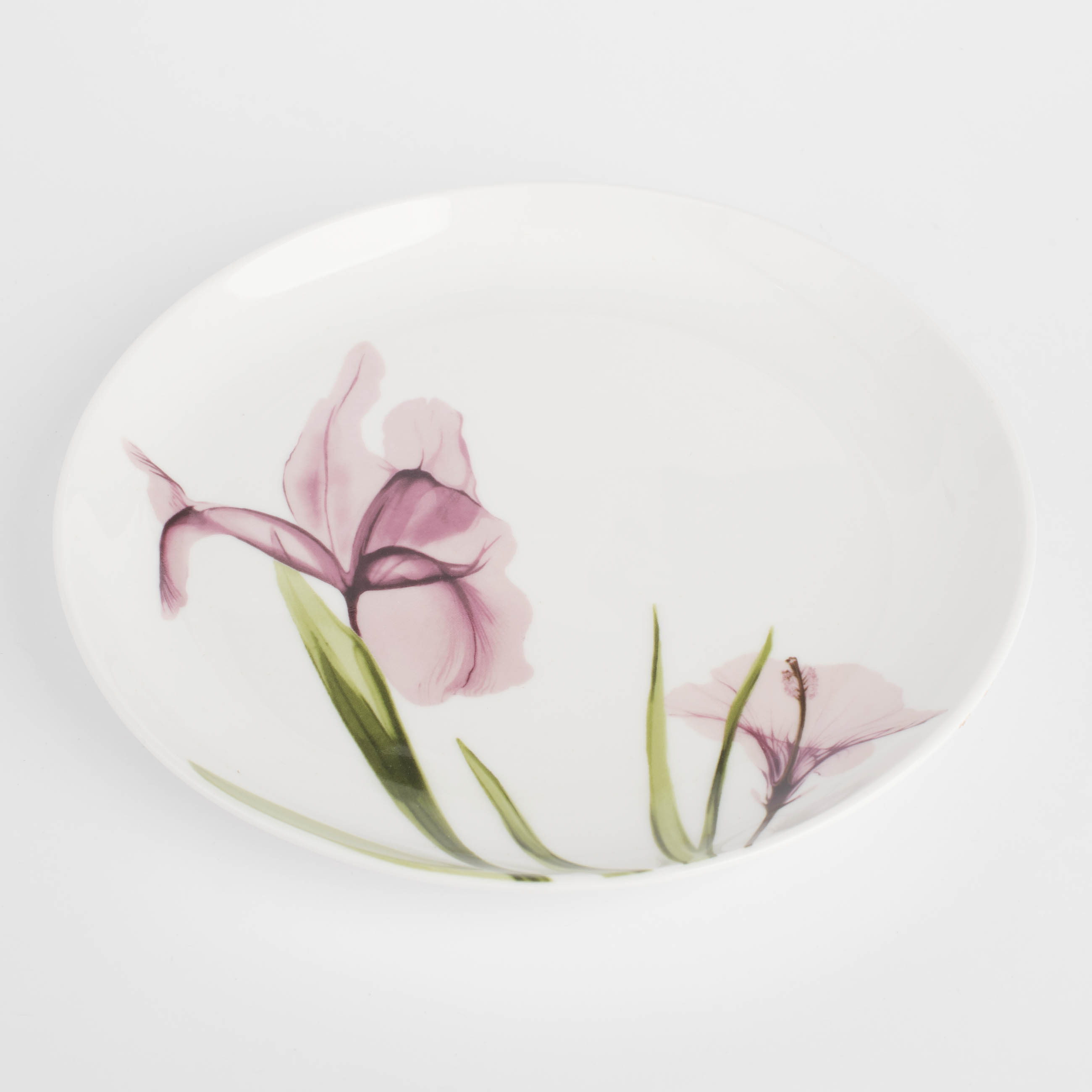 Тарелка закусочная, 21 см, фарфор N, белая, Пастельные цветы, Pastel flowers изображение № 3