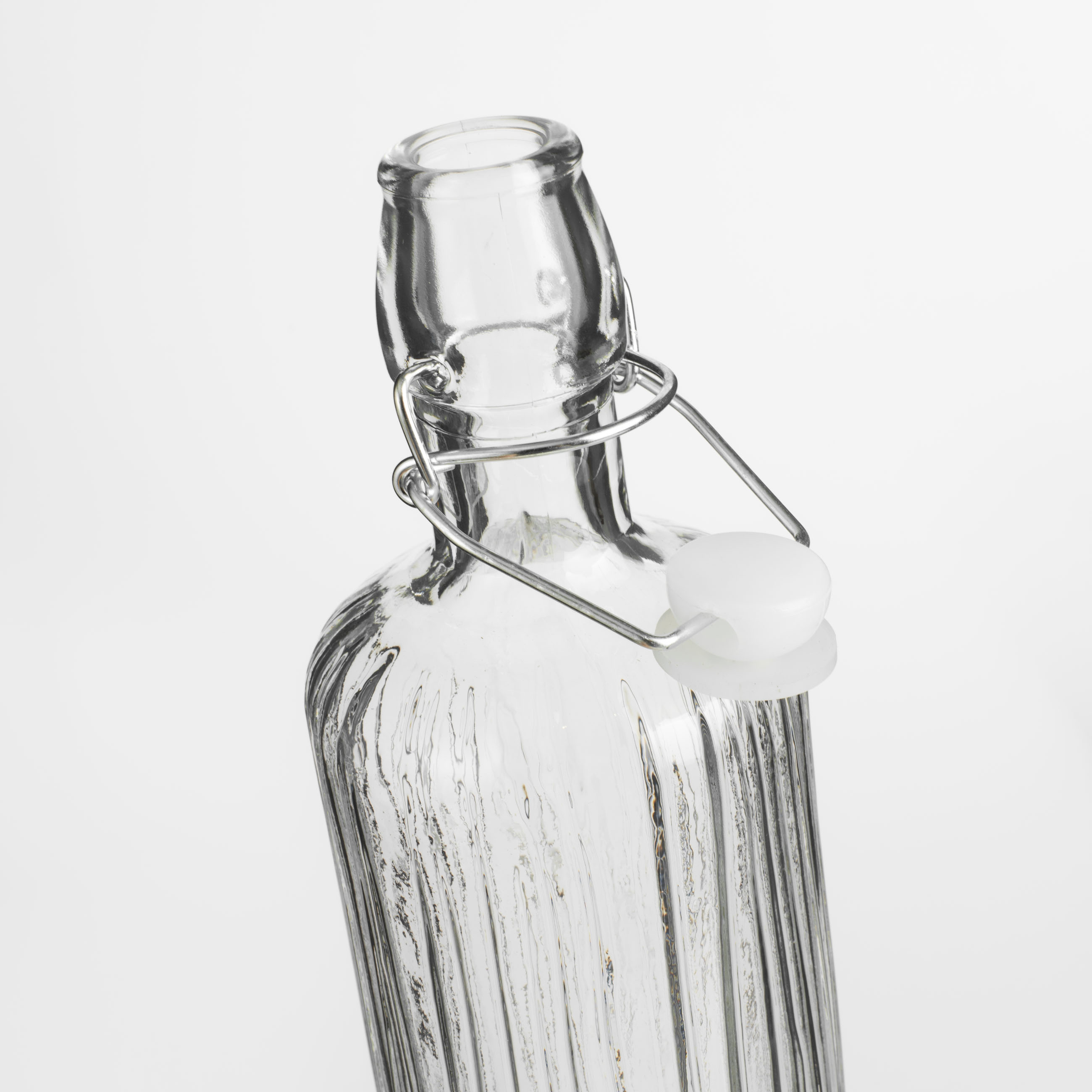 Бутылка для масла или уксуса, 700 мл, с клипсой, стекло Р/металл, Ribby изображение № 4
