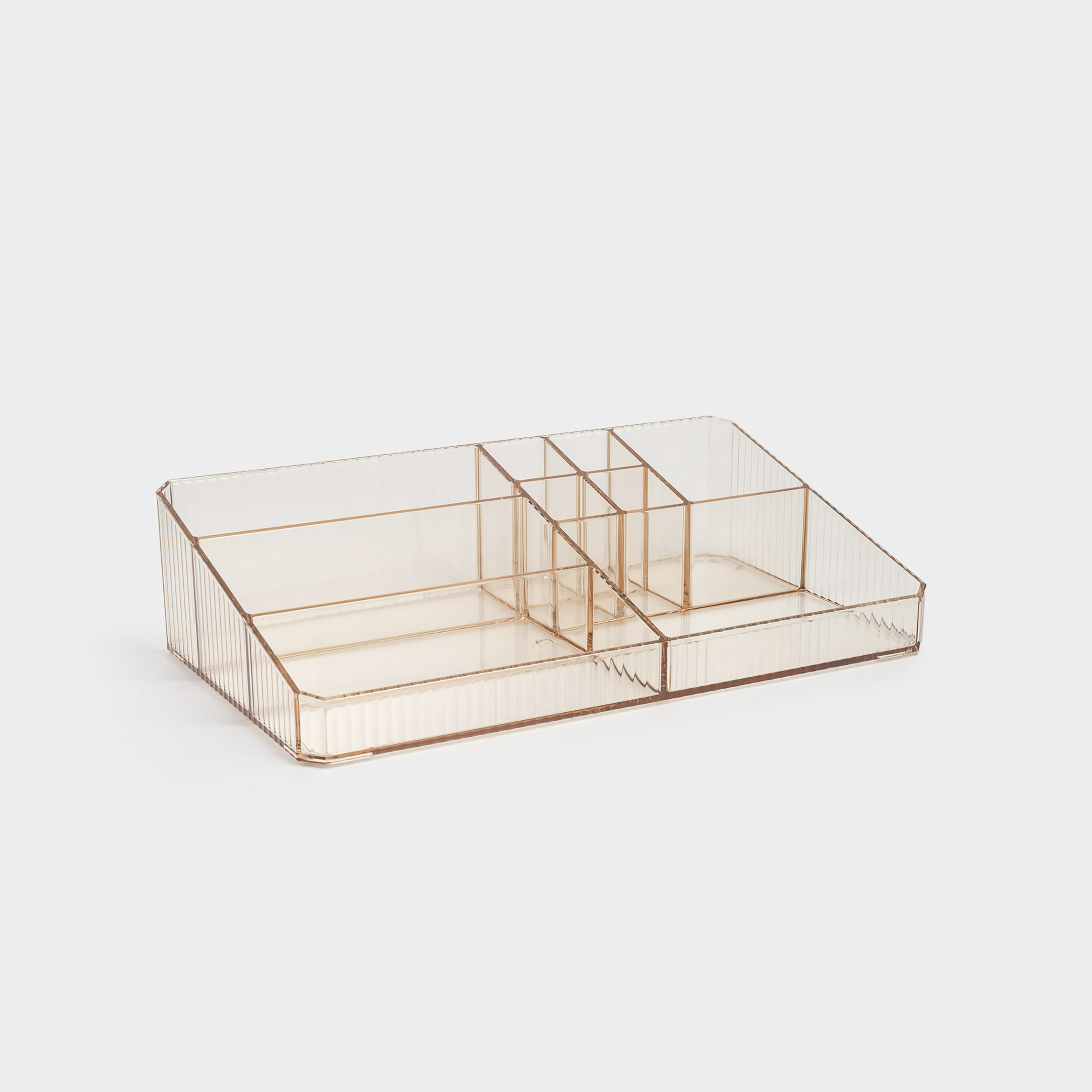 Органайзер для косметики 29х17 см 9 отд пластик янтарный Ribby color 1190₽