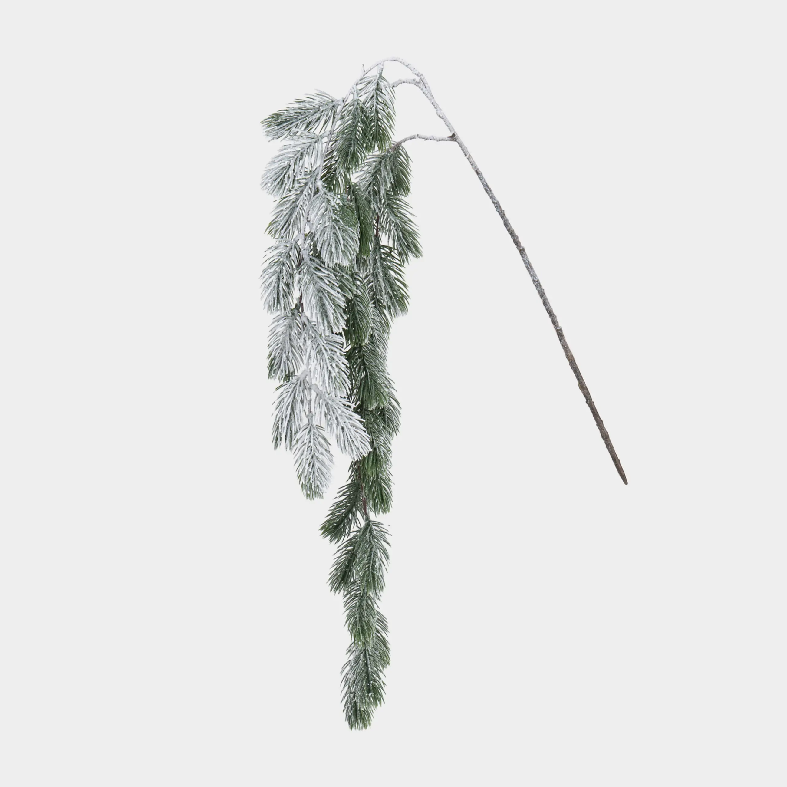 Ветка декоративная, 1,1 м, пластик, Заснеженная хвоя, Snowy decor