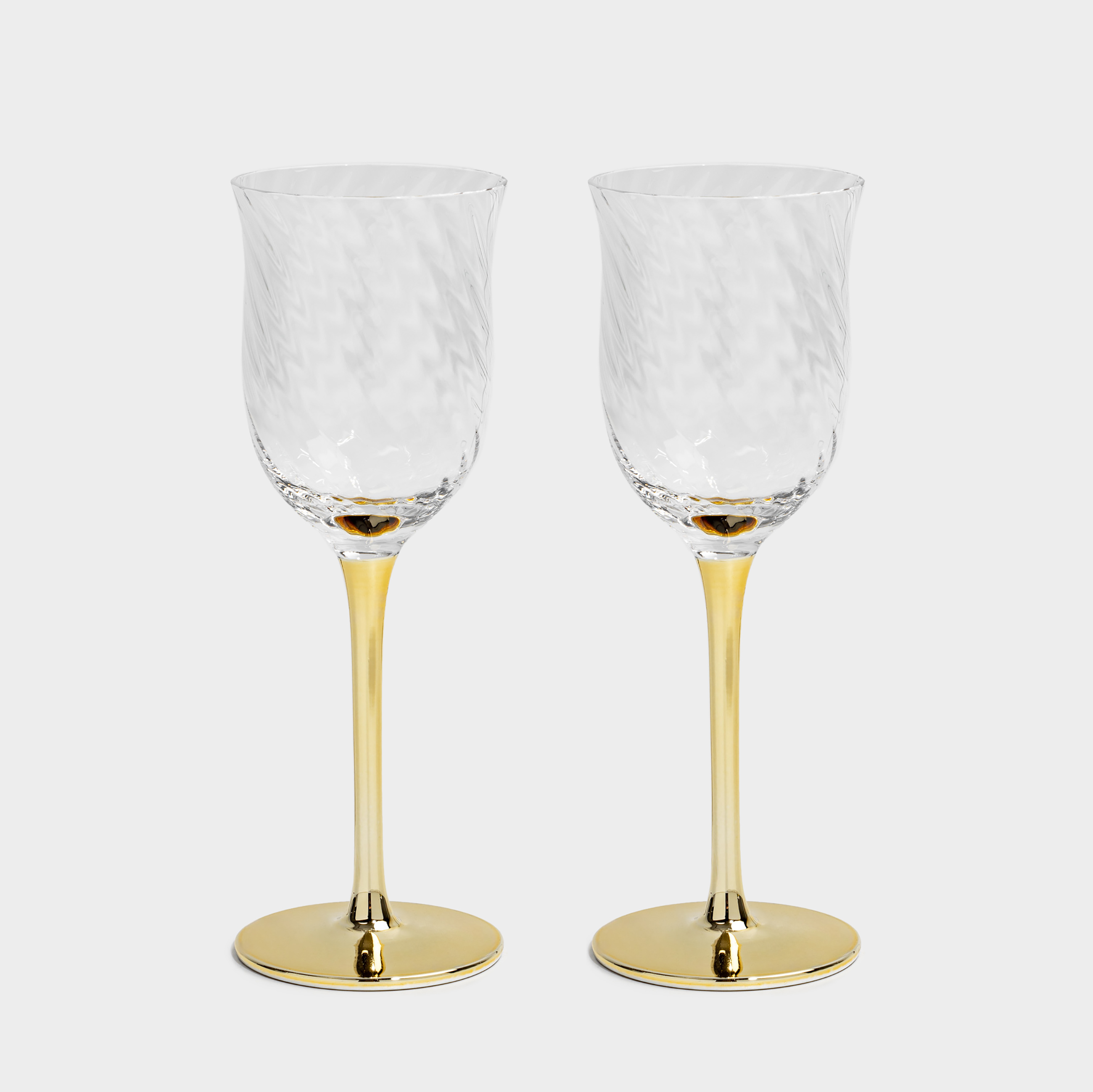 Рюмка 90 мл 2 шт стекло шампань ножка Wesso color 1990₽