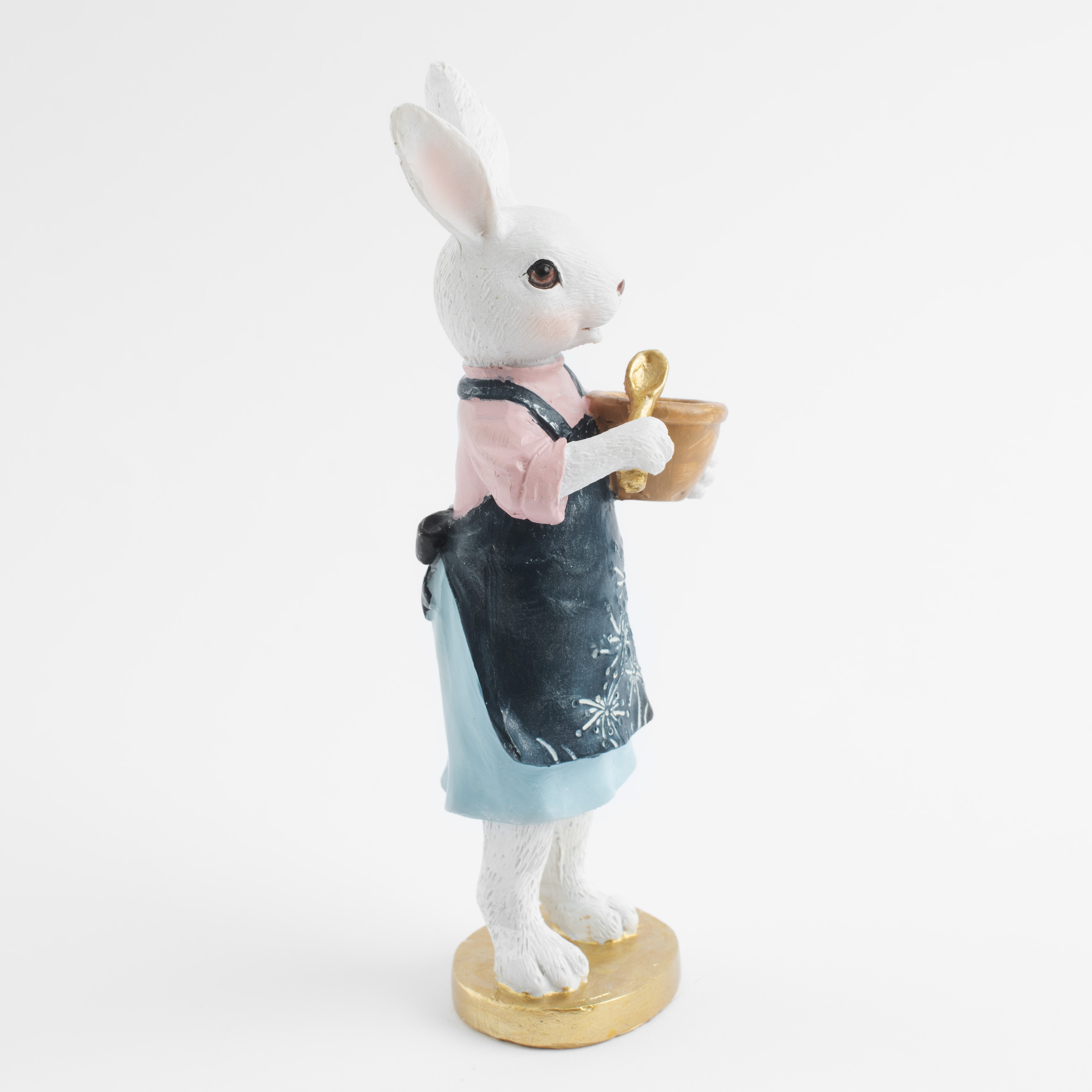 Статуэтка, 16 см, полирезин, Крольчиха в платье, Easter изображение № 4