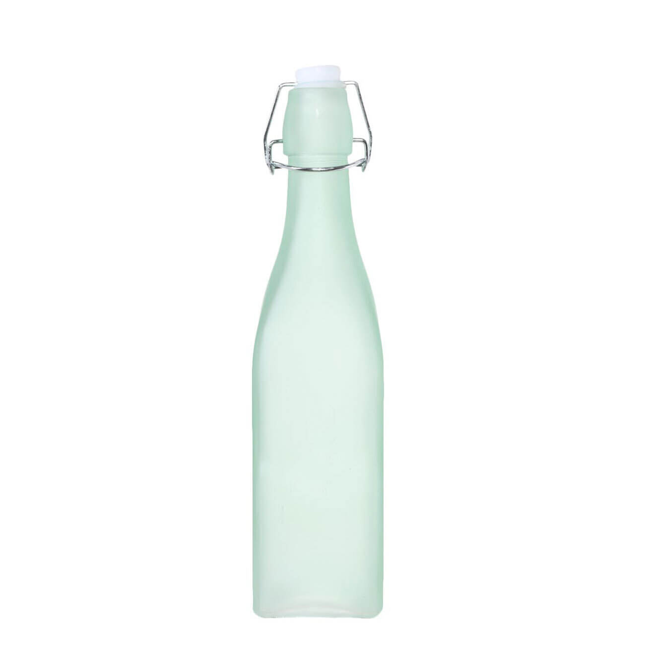 Бутылка для масла или уксуса, 500 мл, с клипсой, стекло/металл, зеленая, Light kitchen