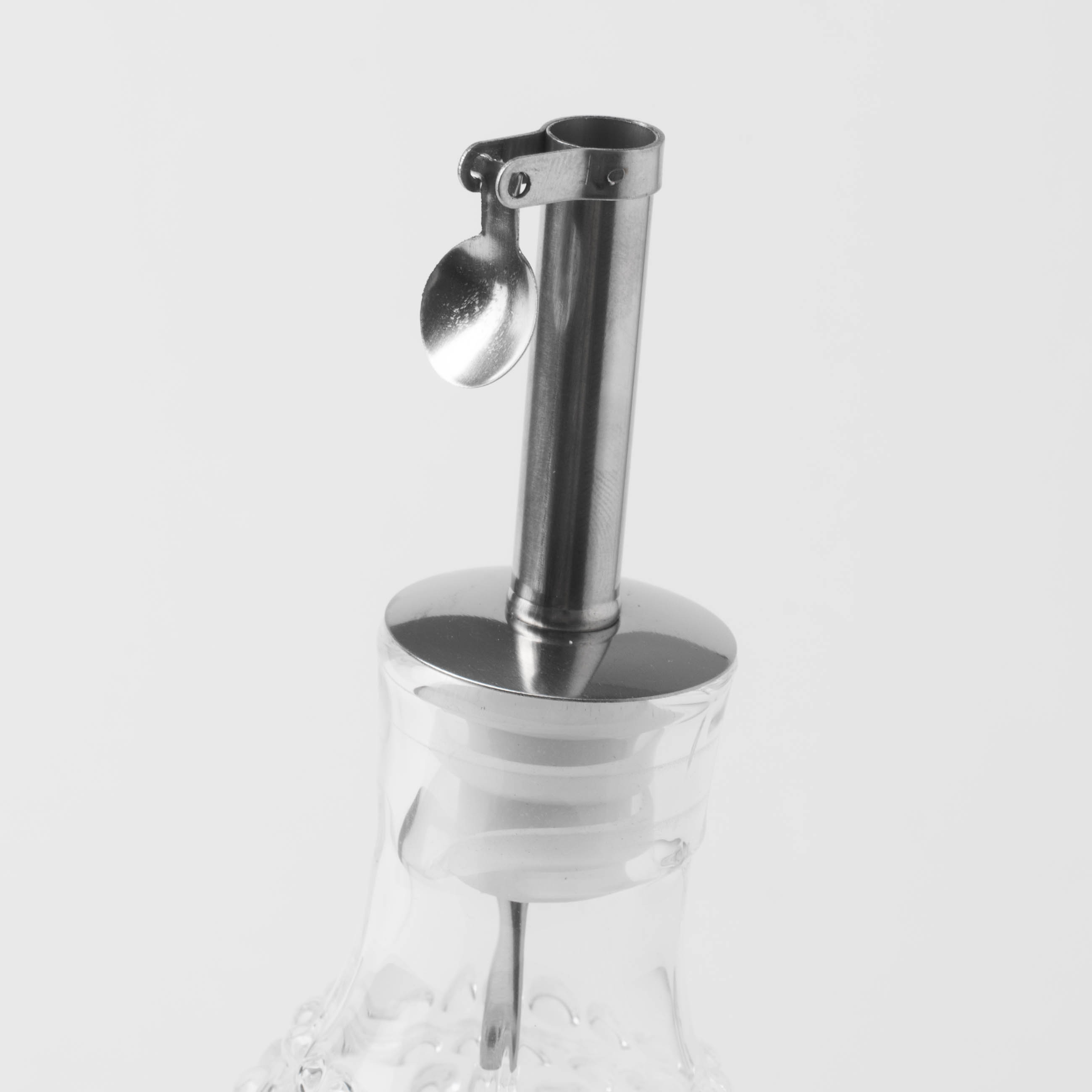 Бутылка для масла или уксуса, 250 мл, с дозатором, стекло Р/металл, Bubbly, image-3