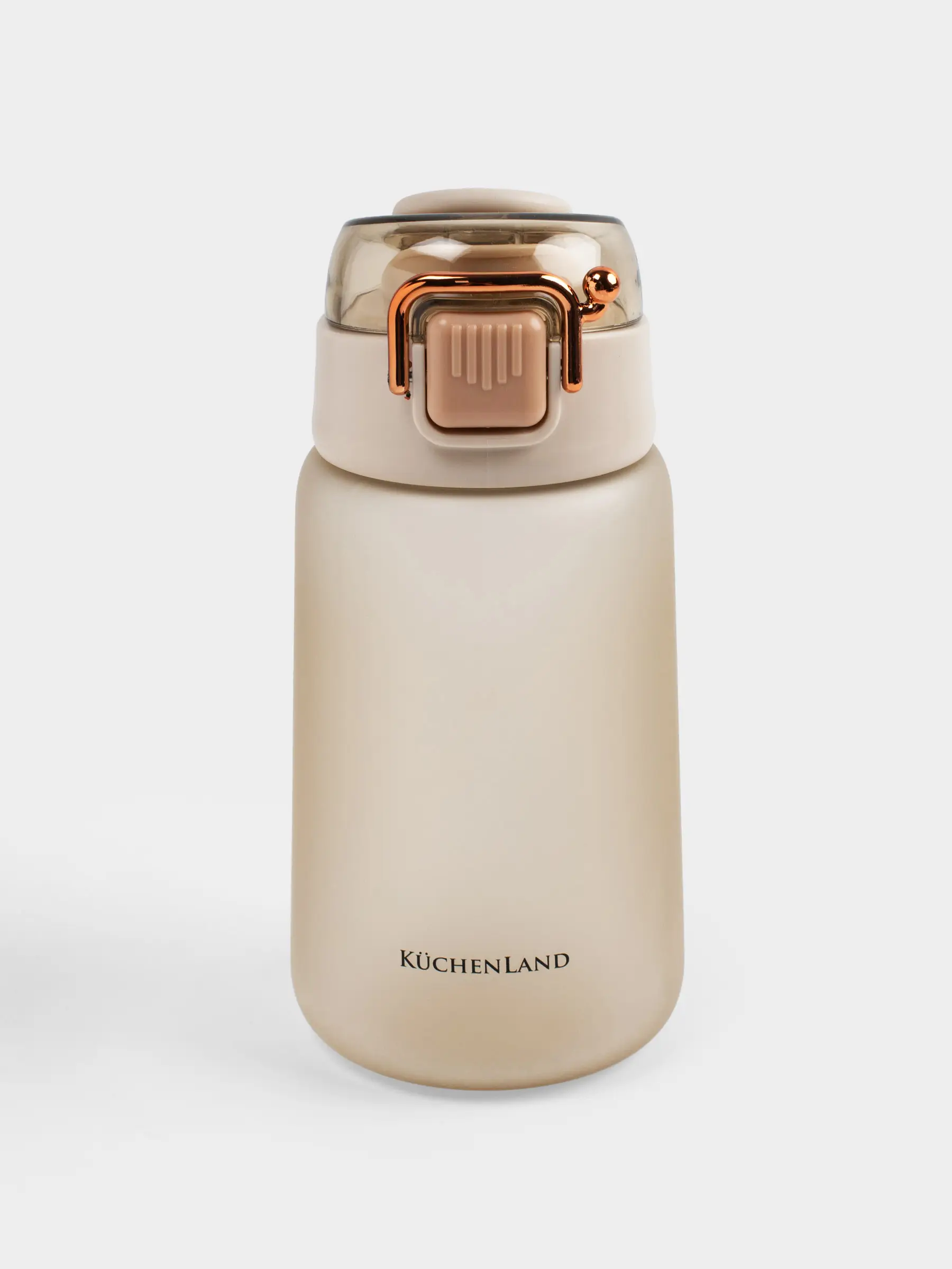 Бутылка для воды, 500 мл, пластик, бежевая, Aquatic, image-0