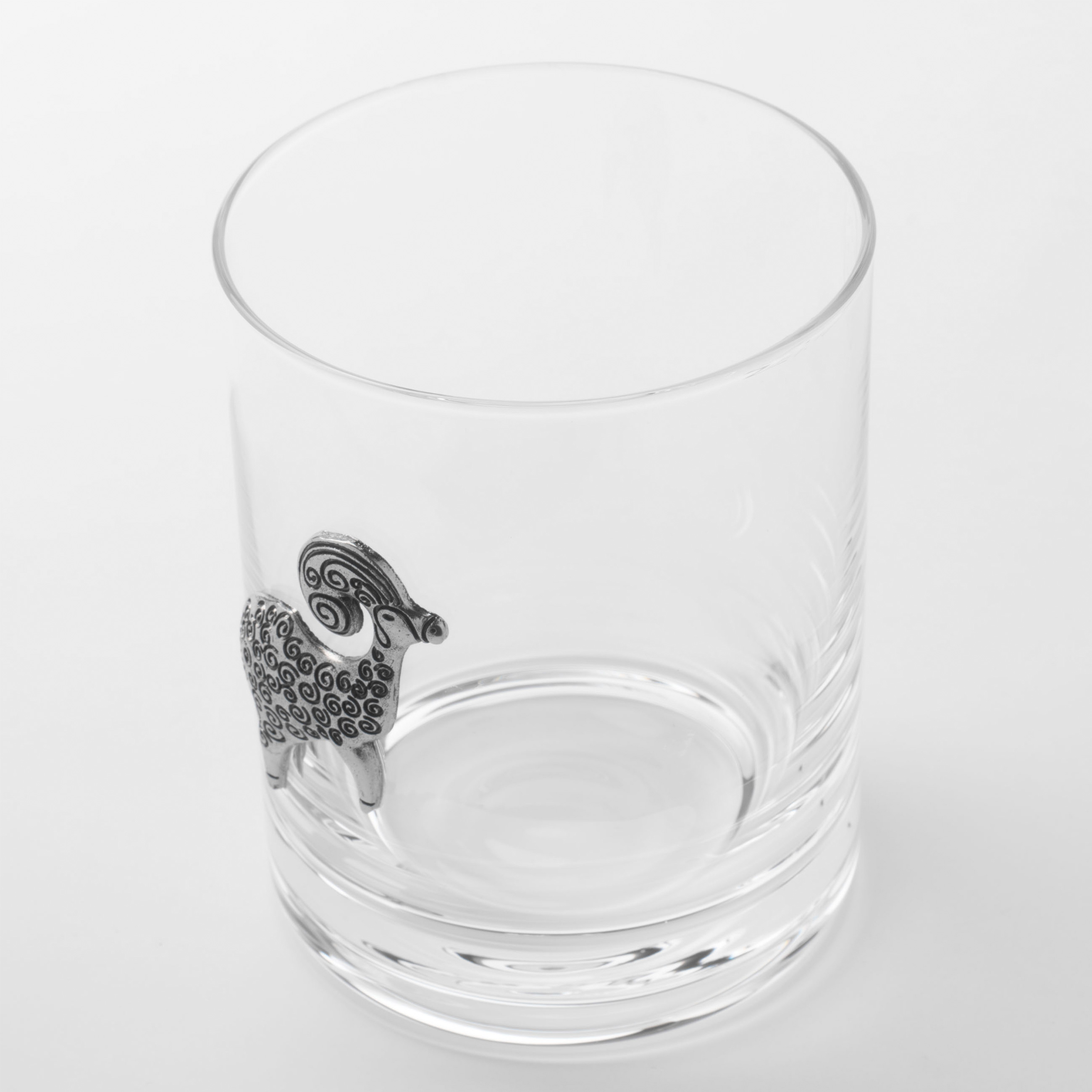 Стакан для виски, 10 см, 340 мл, стекло/металл, серебристый, Овен, Zodiac изображение № 2
