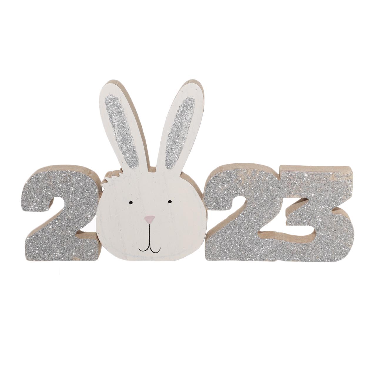 

Статуэтка, 23х12 см, дерево, 2023, Rabbit