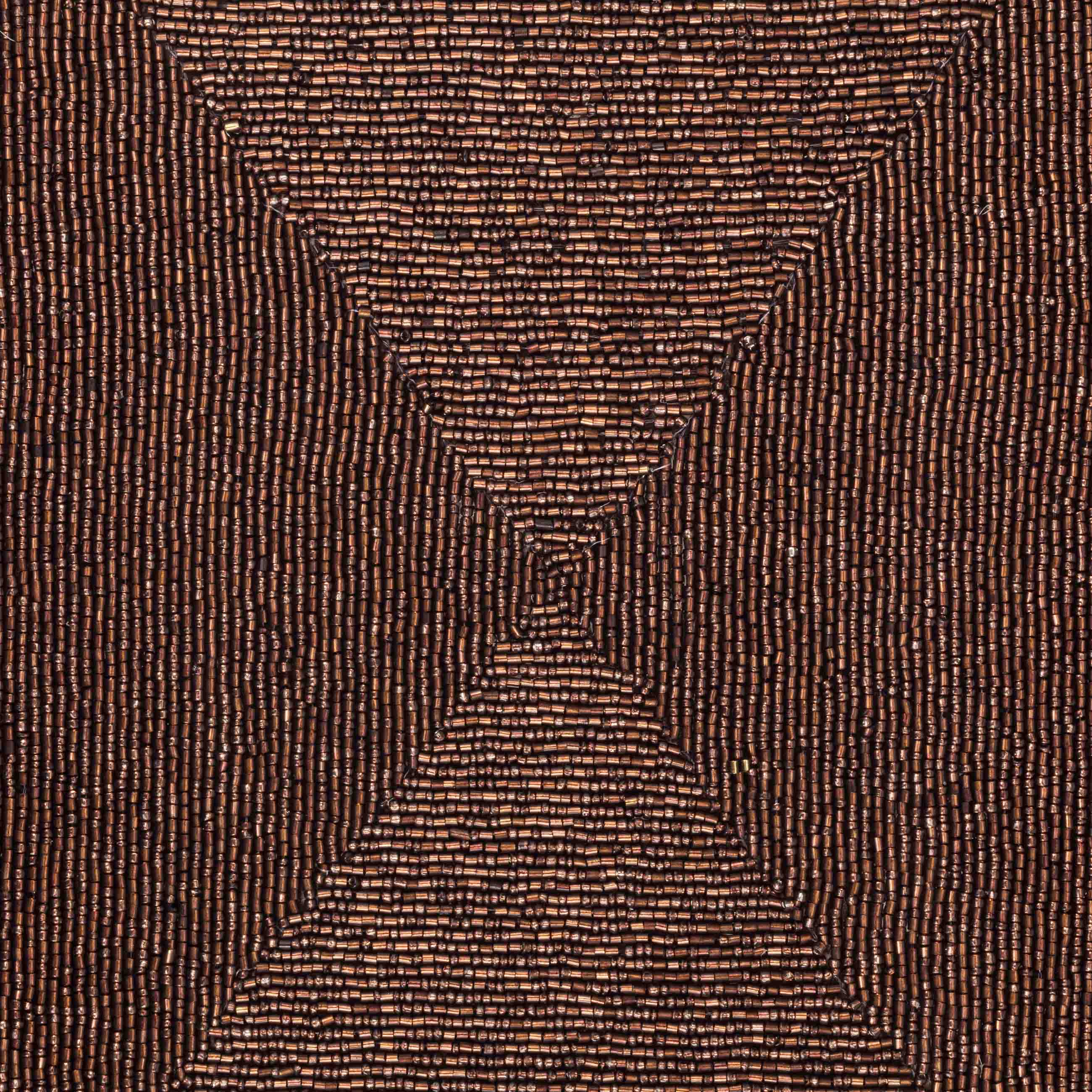 Салфетка под приборы, 30х40 см, бисер, прямоугольная, темно-бронзовая, Shiny beads, image-3