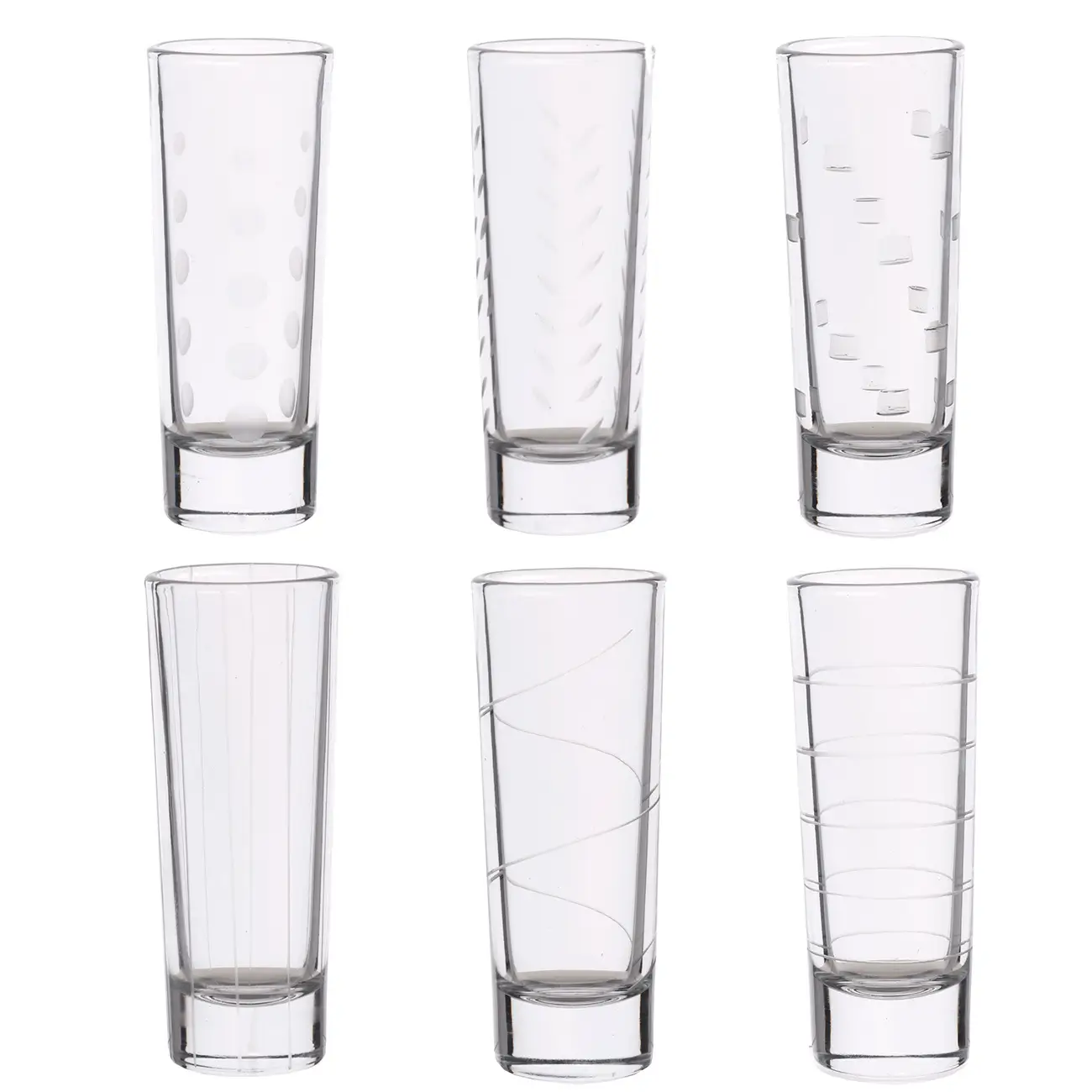 Стопка для водки, 60 мл, 6 шт, стекло, Mixology, image-0
