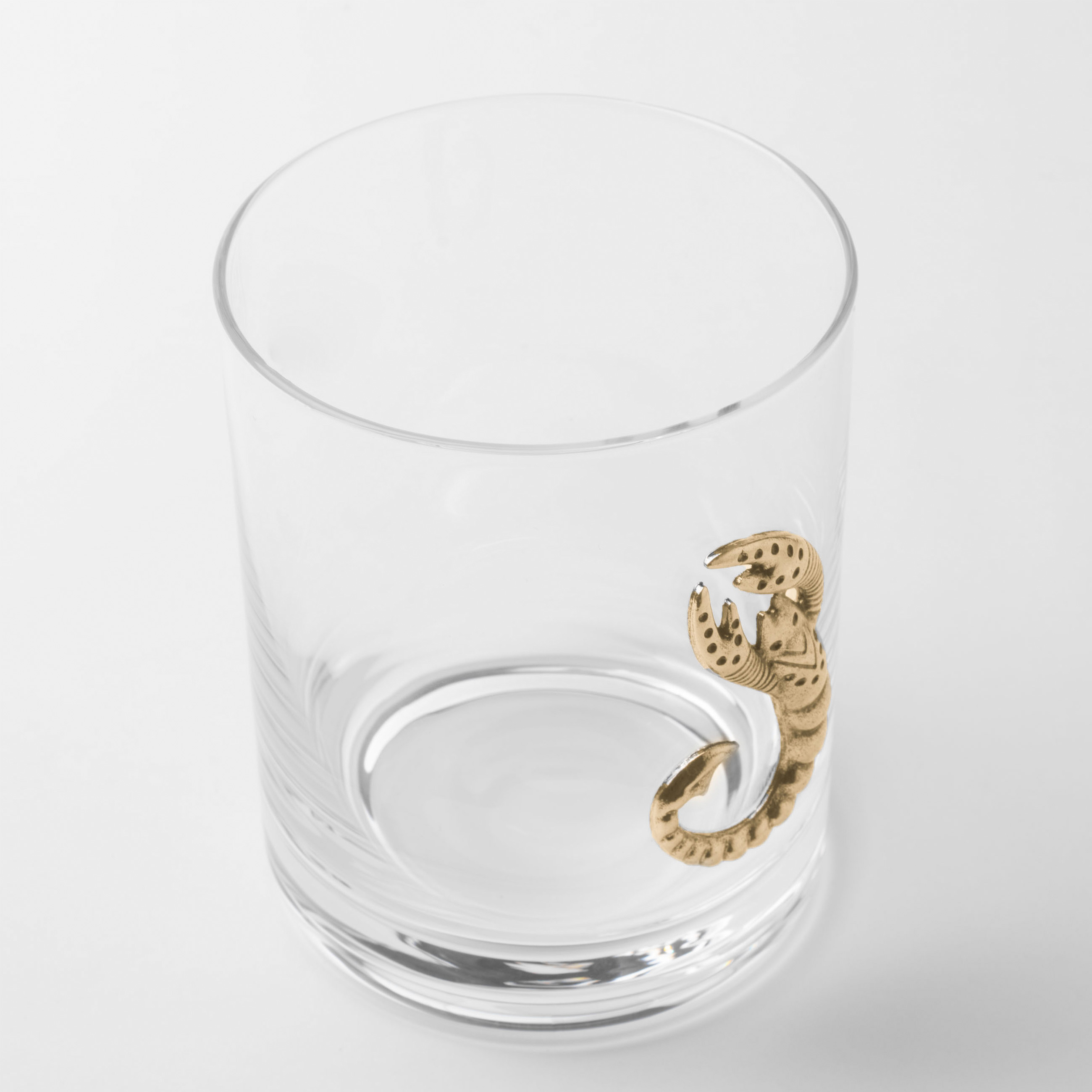 Стакан для виски, 340 мл, стекло/металл, золотистый, Скорпион, Zodiac изображение № 3