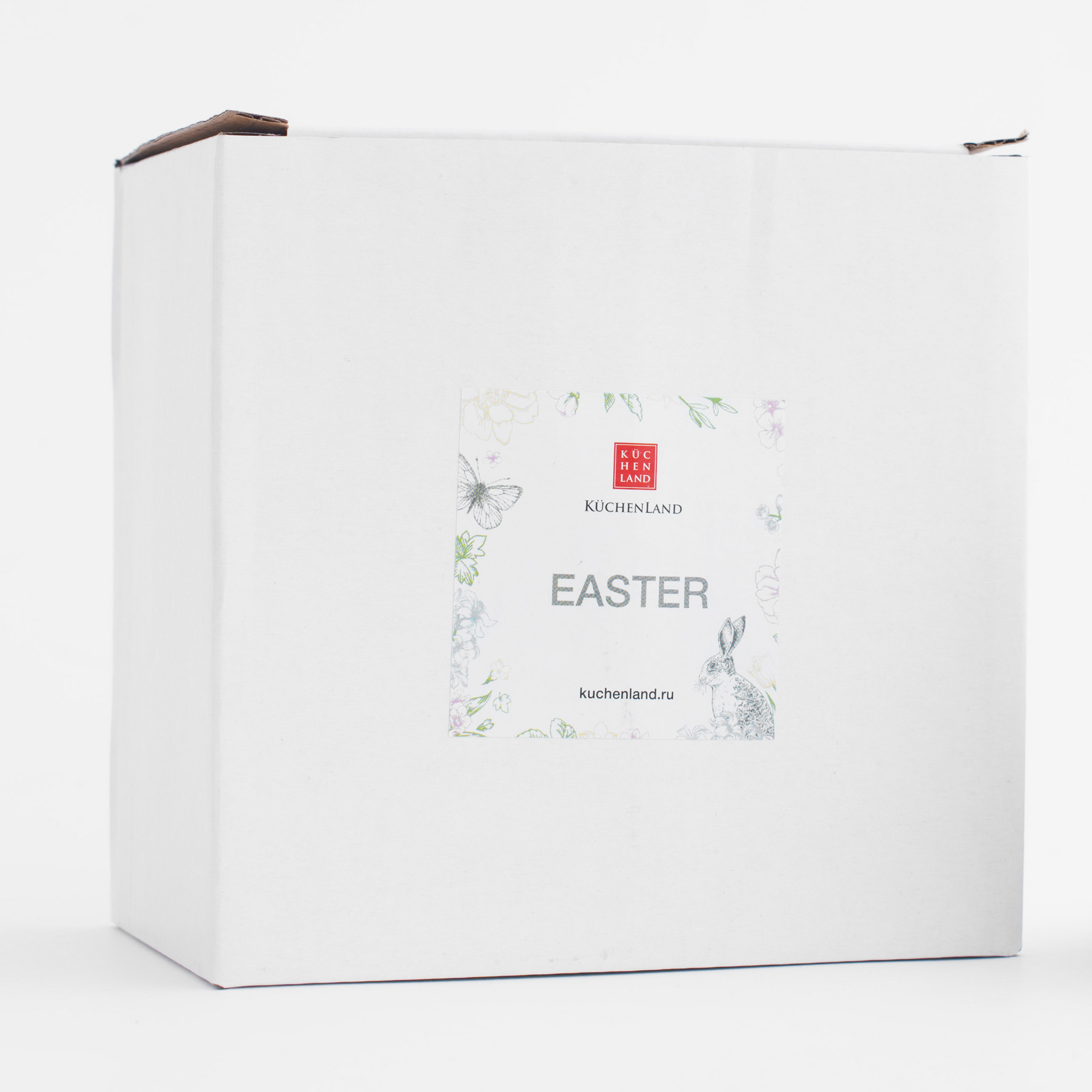 Набор для соли и перца, 11 см, керамика, белый, Кролики с цветами, Easter изображение № 7
