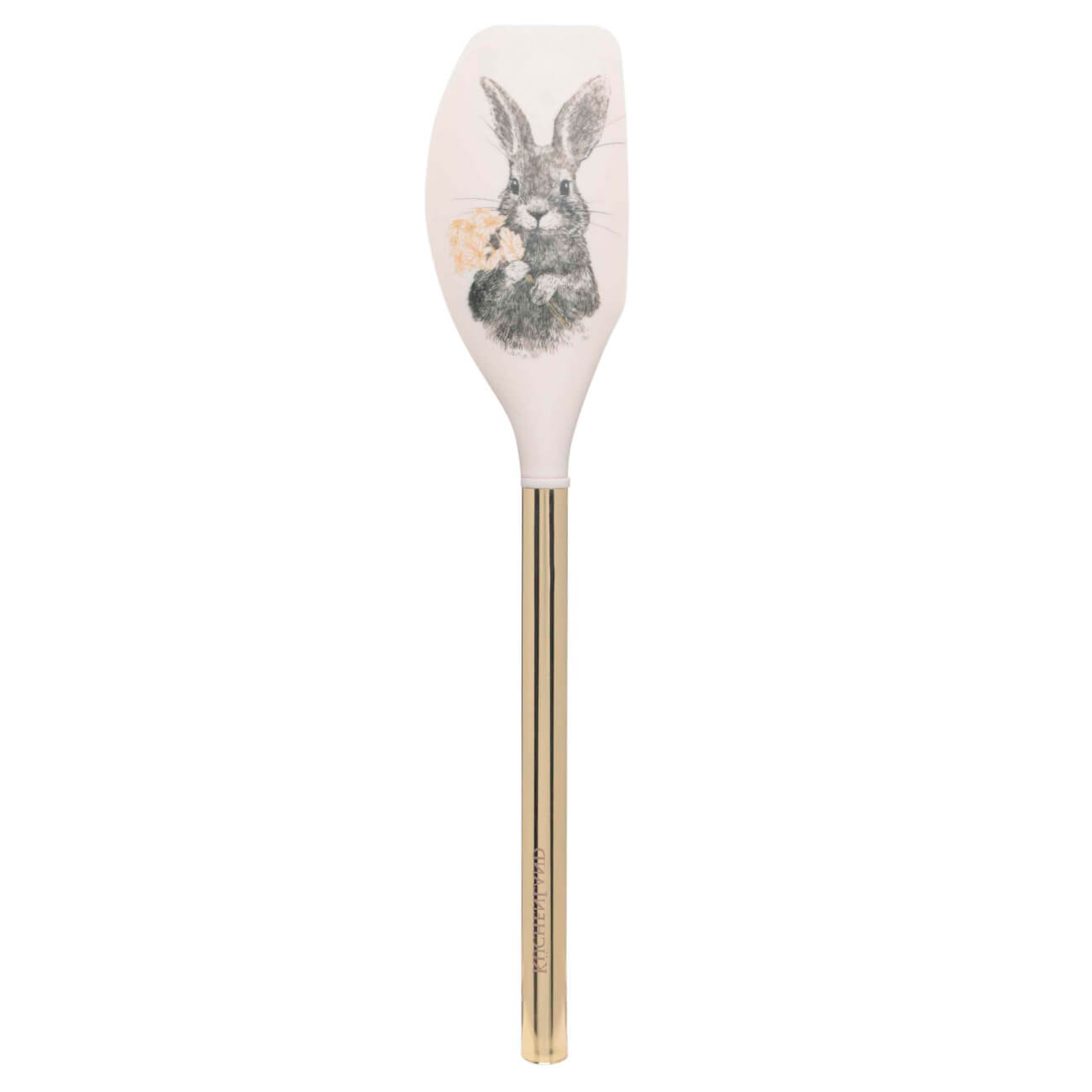 Лопатка-шпатель, 31 см, силикон/металл, серая, Пасхальный кролик, Easter gold 5 24ft led пасхальный развевающийся кролик надувной