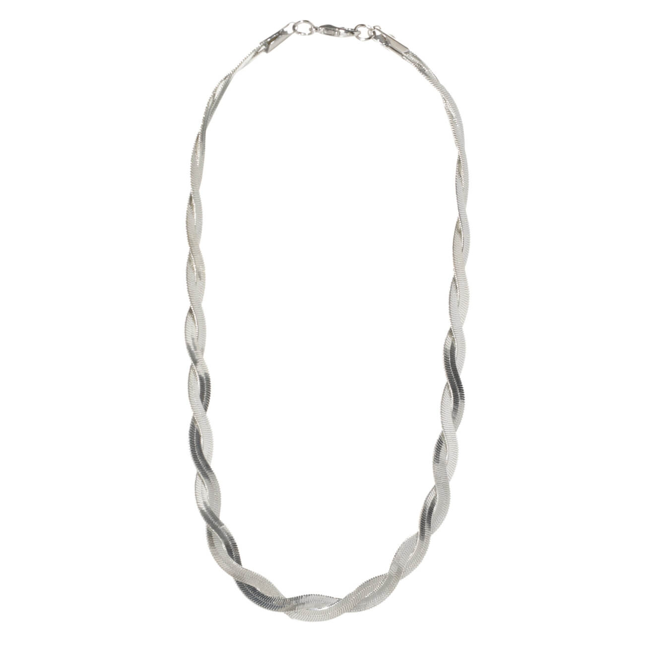 

Цепочка, 47 см, двойная, металл, серебристая, Jewelry