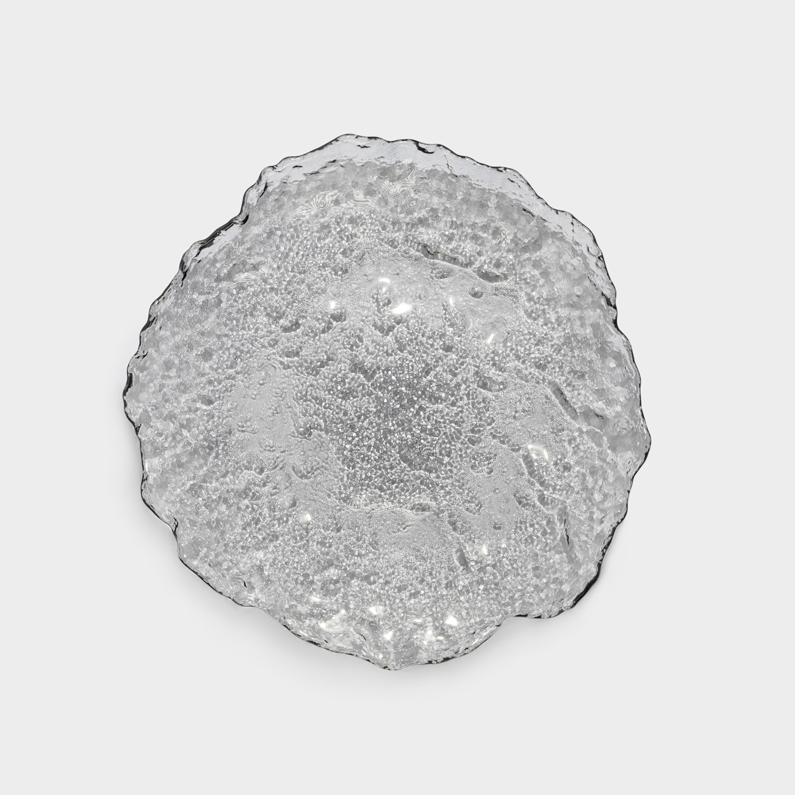 Блюдо 26х3 см стекло серое Nautilus color 1490₽