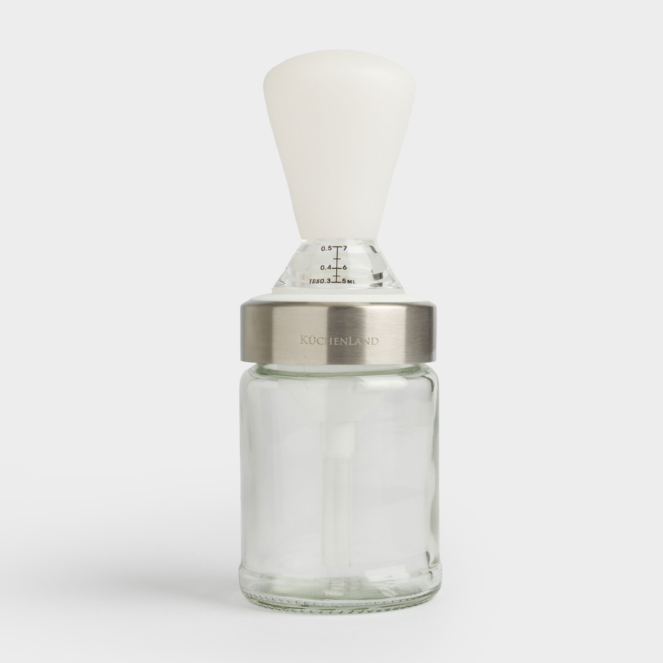Контейнер для масла, 100 мл, с кисточкой, стекло/силикон, Comfort light, image-0
