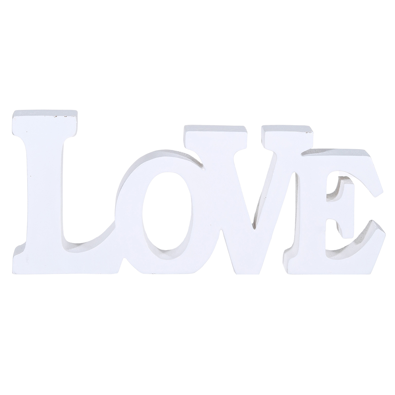 Статуэтка, 14х6 см, дерево, белая, Love, Jardin, image-0