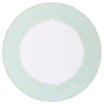 Тарелка обеденная, 27 см, фарфор F, зеленая, Summer pastel Тарелка обеденная, 27 см, фарфор F, зеленая, Summer pastel