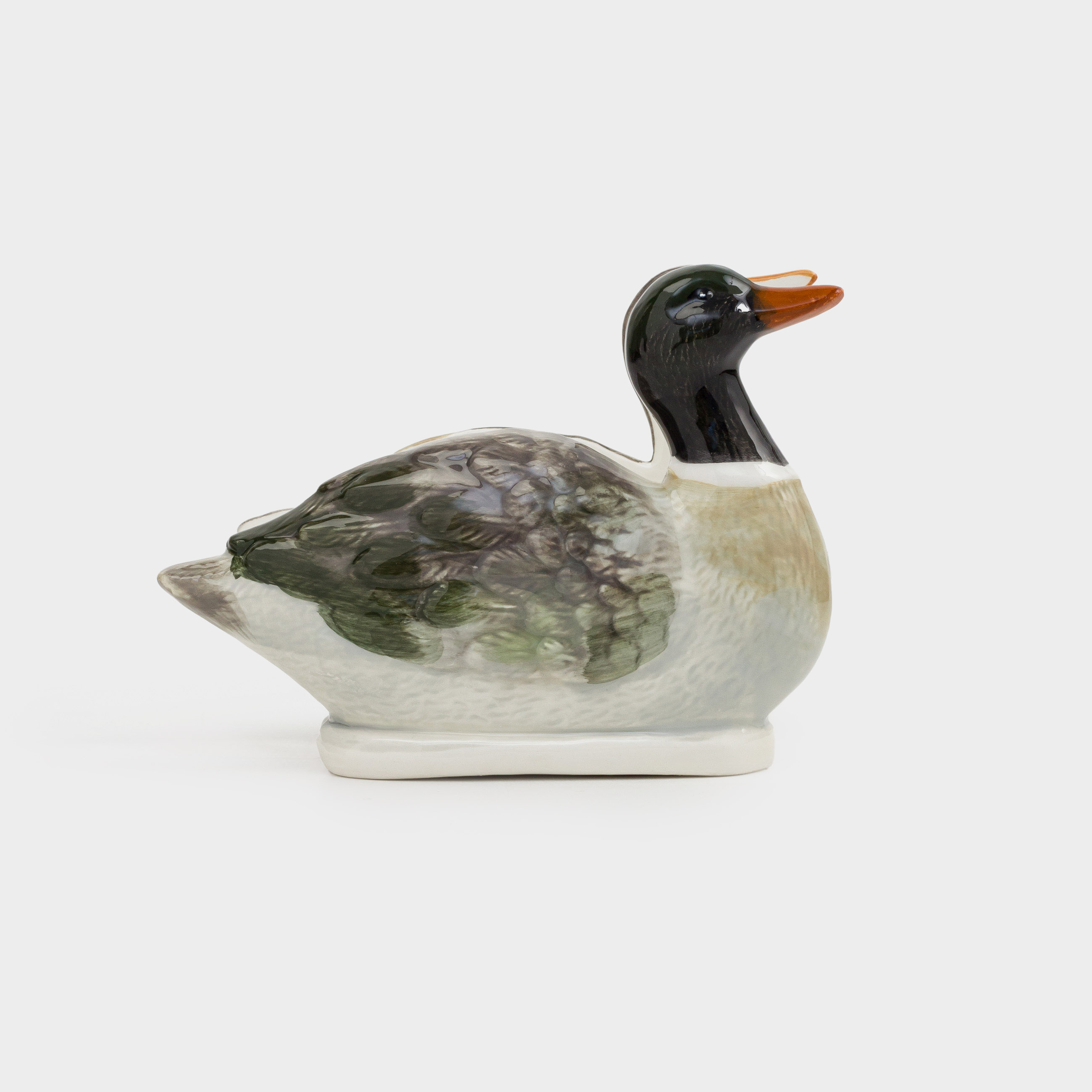 Салфетница, 15 см, с отделением для зубочисток, керамика, Утки и утенок, Duck, image-2