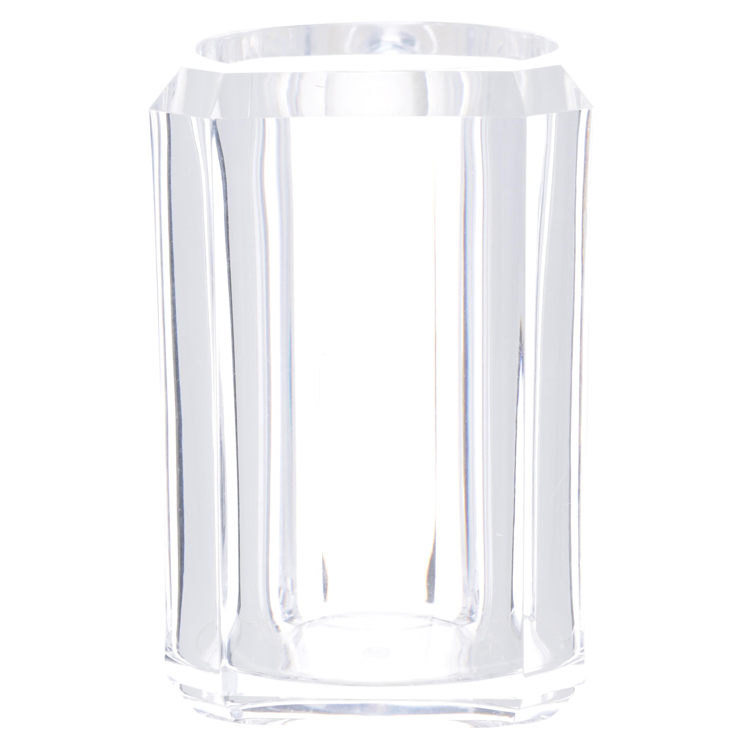 Стакан для ванной комнаты, 10 см, акрил, Crystal glance, image-0
