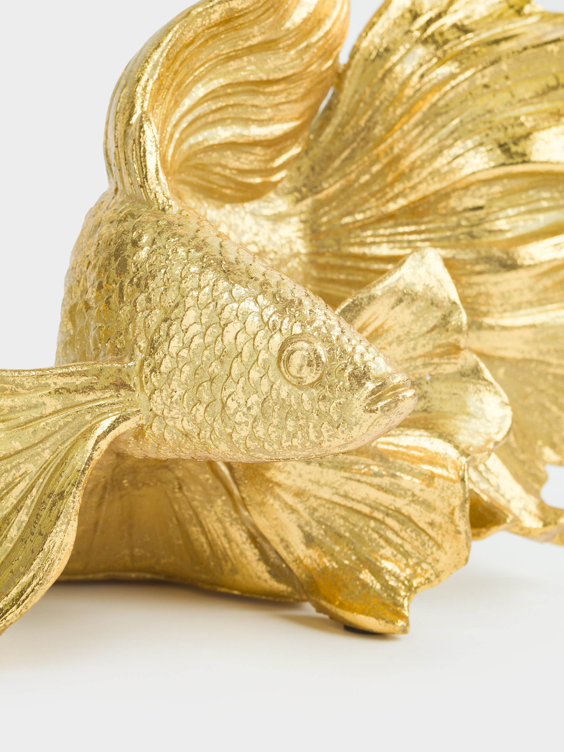 Статуэтка, 21 см, полирезин, золотистая, Рыбка, Goldfish, image-6