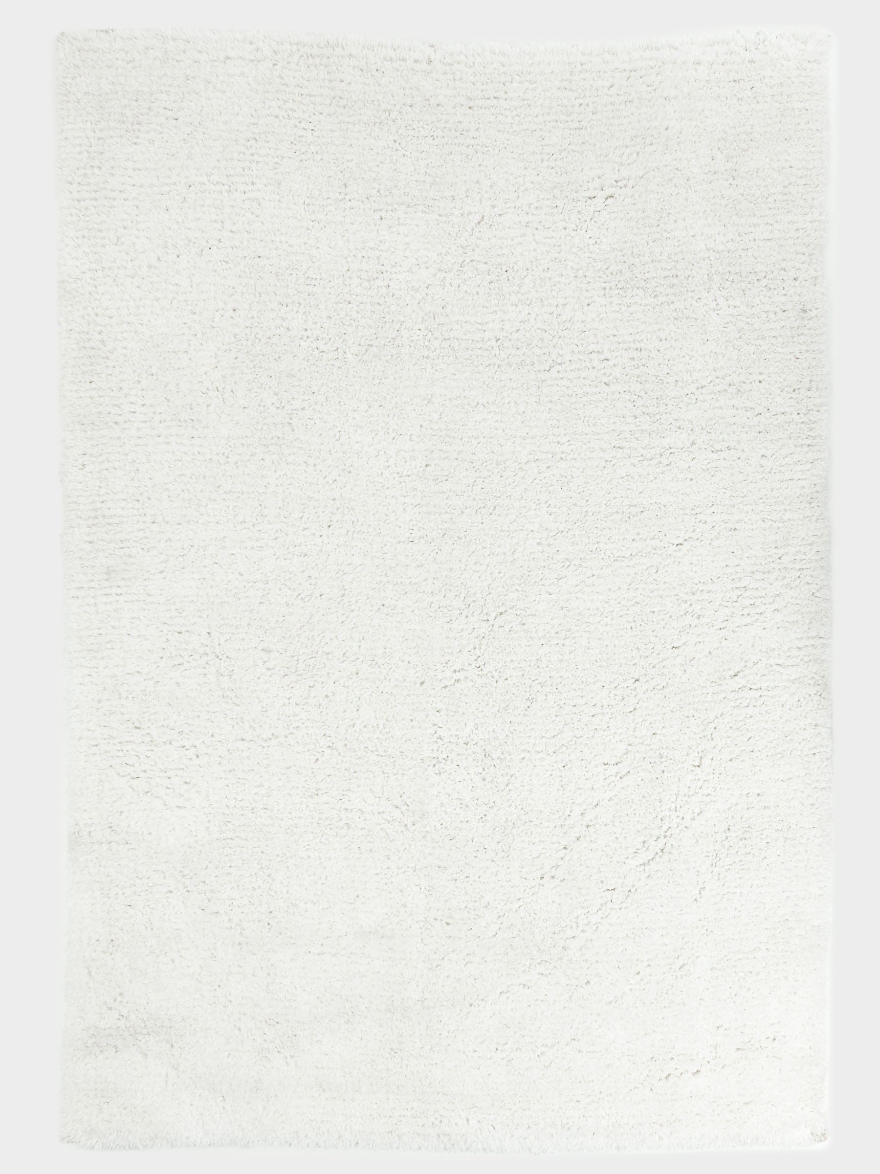 Ковер, 150х210 см, полиэстер/хлопок, молочный, Пушистый ворс, Monotone, image-1