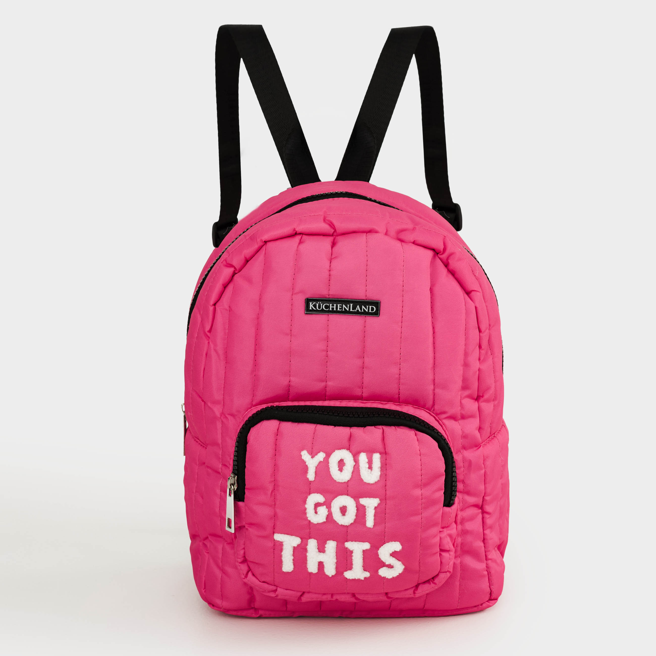 Рюкзак, 30х21 см, детский, полиэстер/нейлон, розовый, You got this, Satchel, image-3