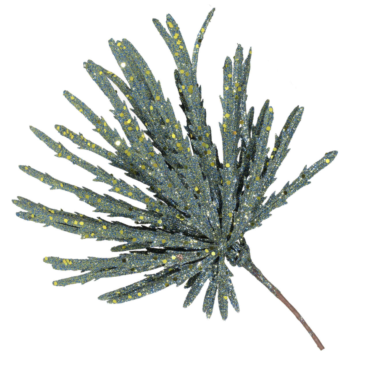

Ветка декоративная, 29 см, пластик, зеленая, Пальмовый лист, Palm decor