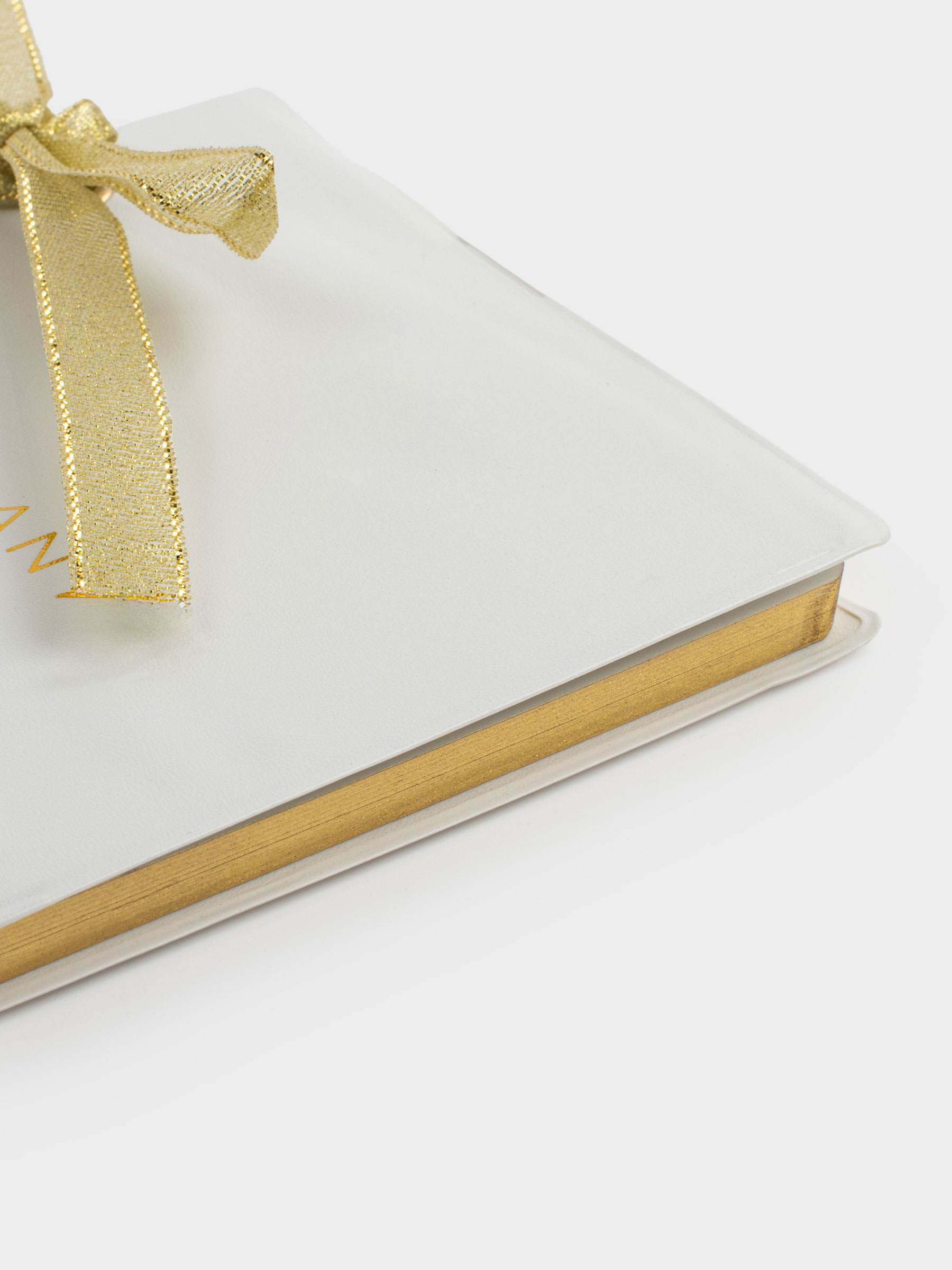 Блокнот для записей, 13х18 см, 80 л, с лентой, ПВХ, молочный, Elegant, Stationery, image-4