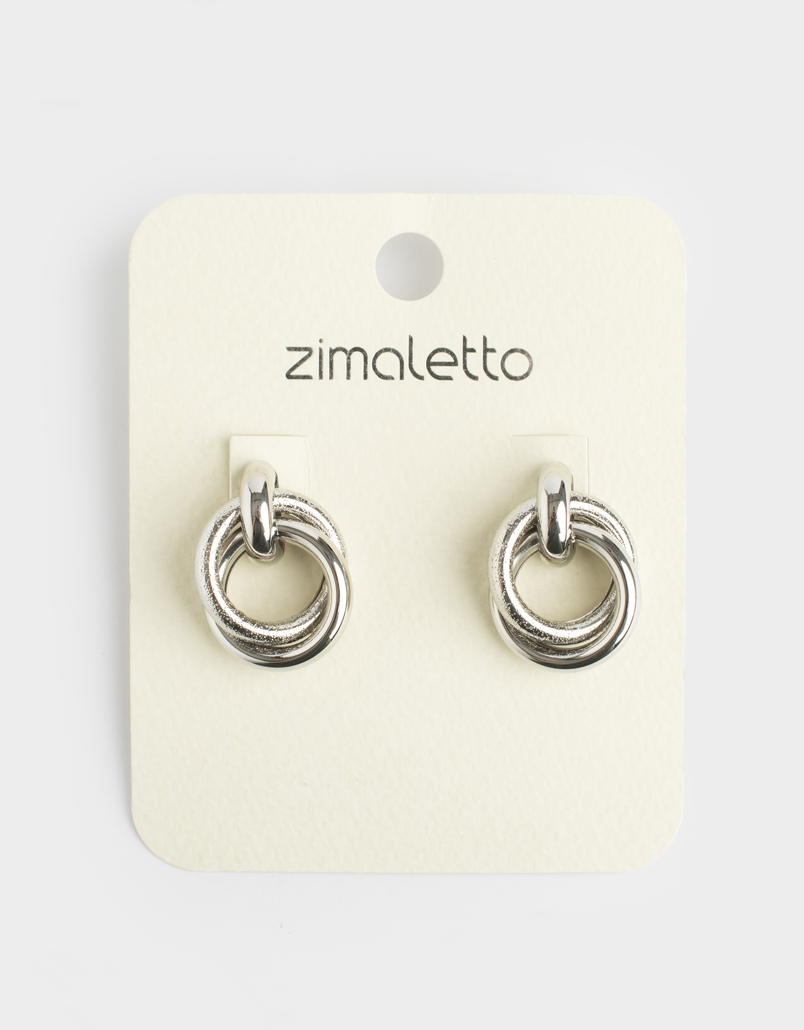 Серьги-пусеты, 3 см, 2 шт, металл, серебристые, Jewelry, image-3