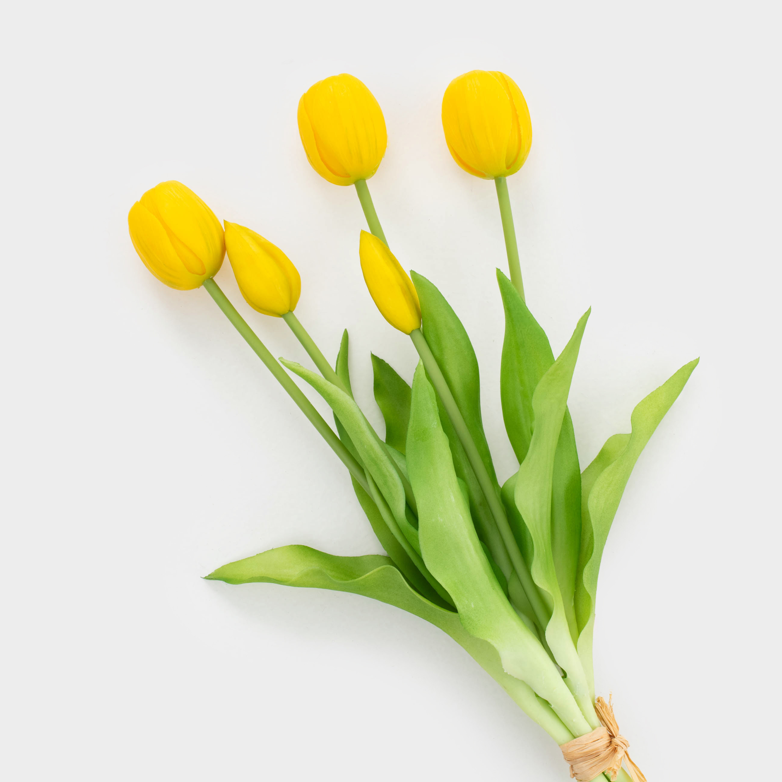 Букет искусственный, 39 см, пластик/металл, Желтые тюльпаны, Tulip garden, image-1