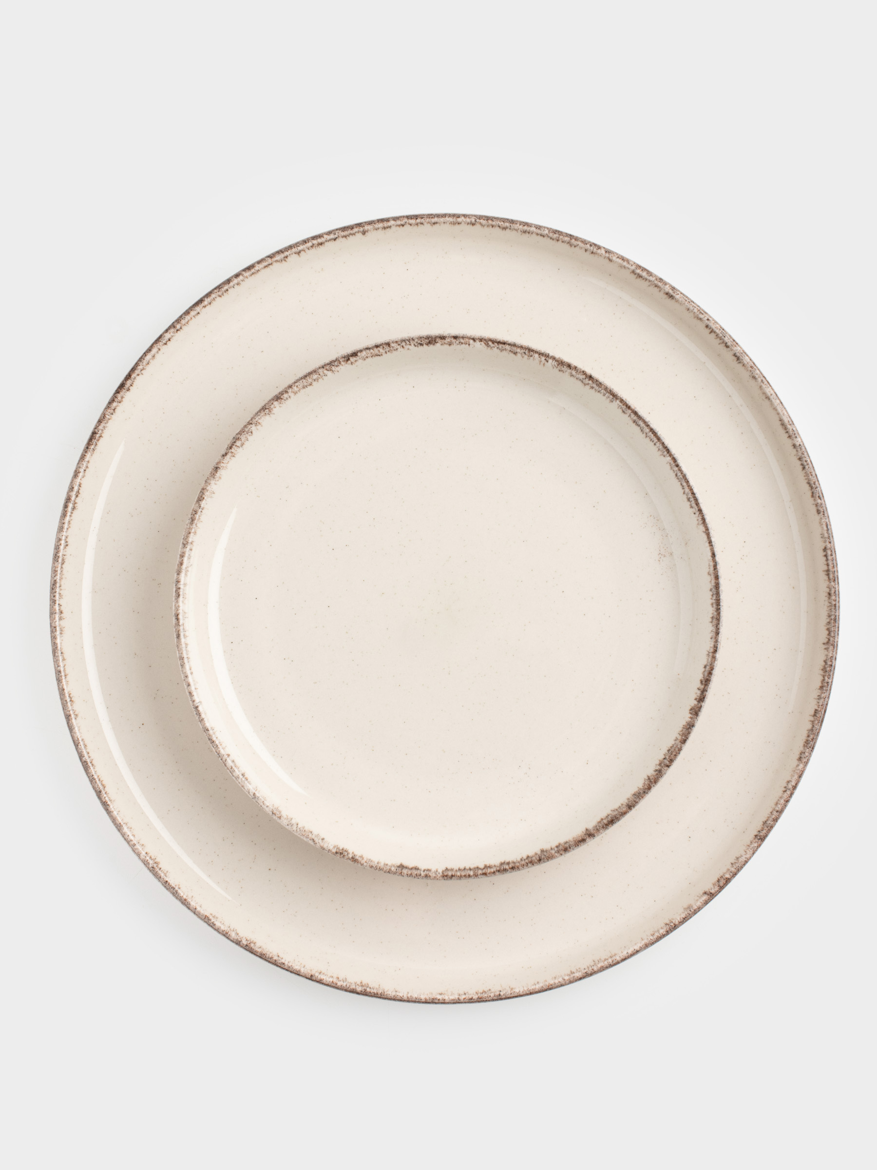Сервиз обеденный, 6 перс, 18 пр, керамика, бежевый, в крапинку, Speckled glaze, image-4