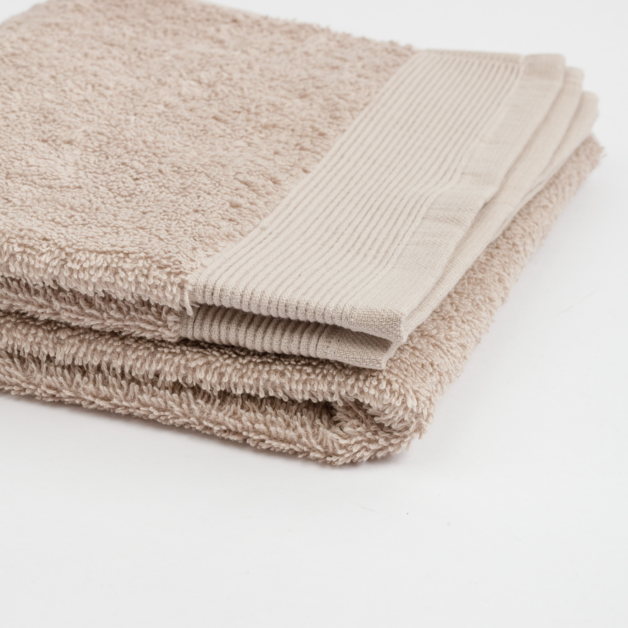 Полотенце, 50х90 см, хлопок, бежевое, Vari cotton, image-4