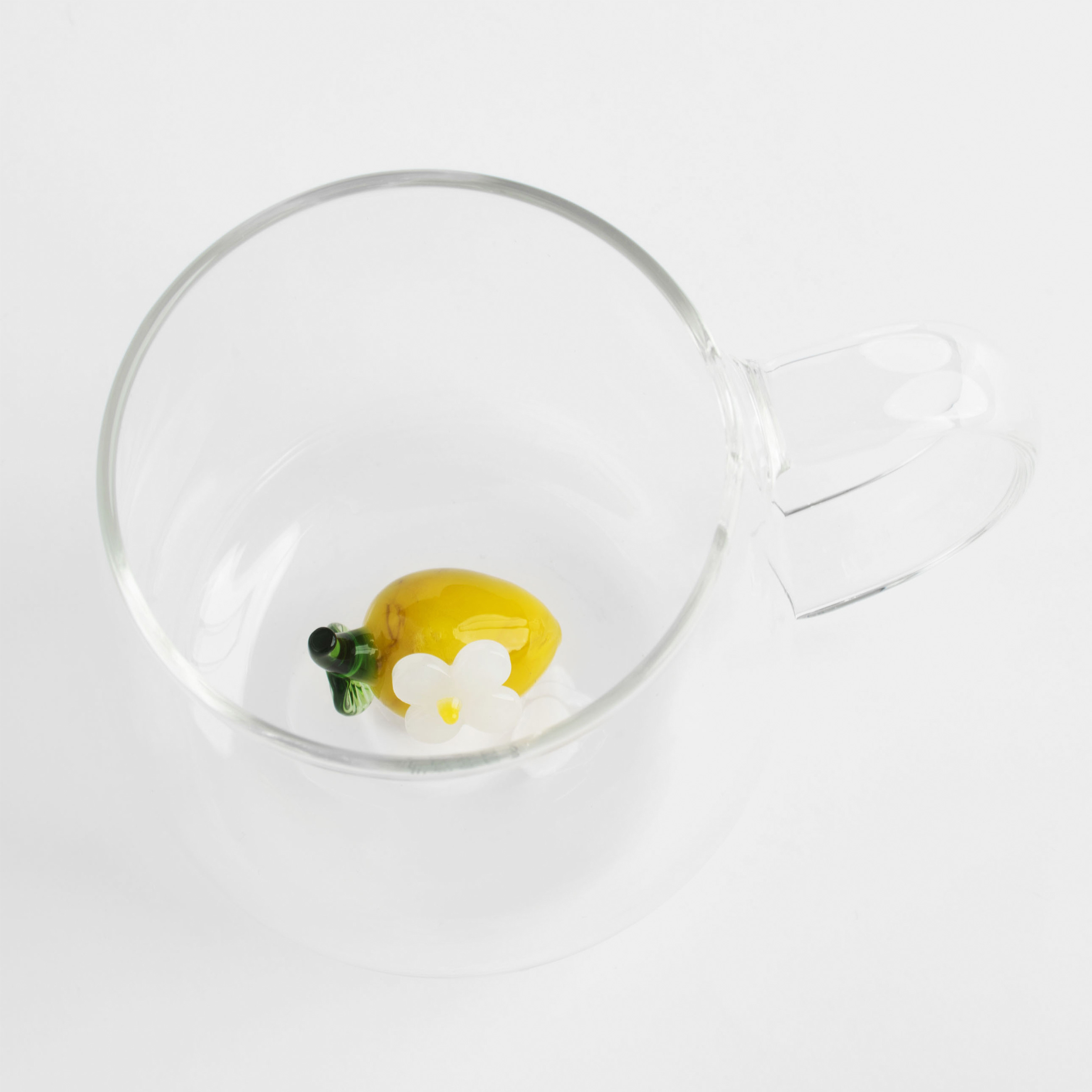 Кружка, 400 мл, стекло Б, Лимон, Shape изображение № 3