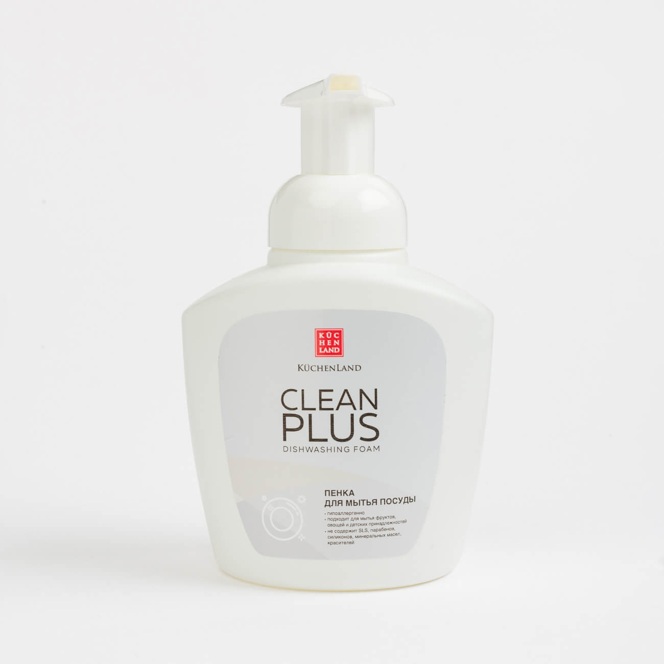 

Пенка для мытья посуды, 400 мл, Персик, Clean plus