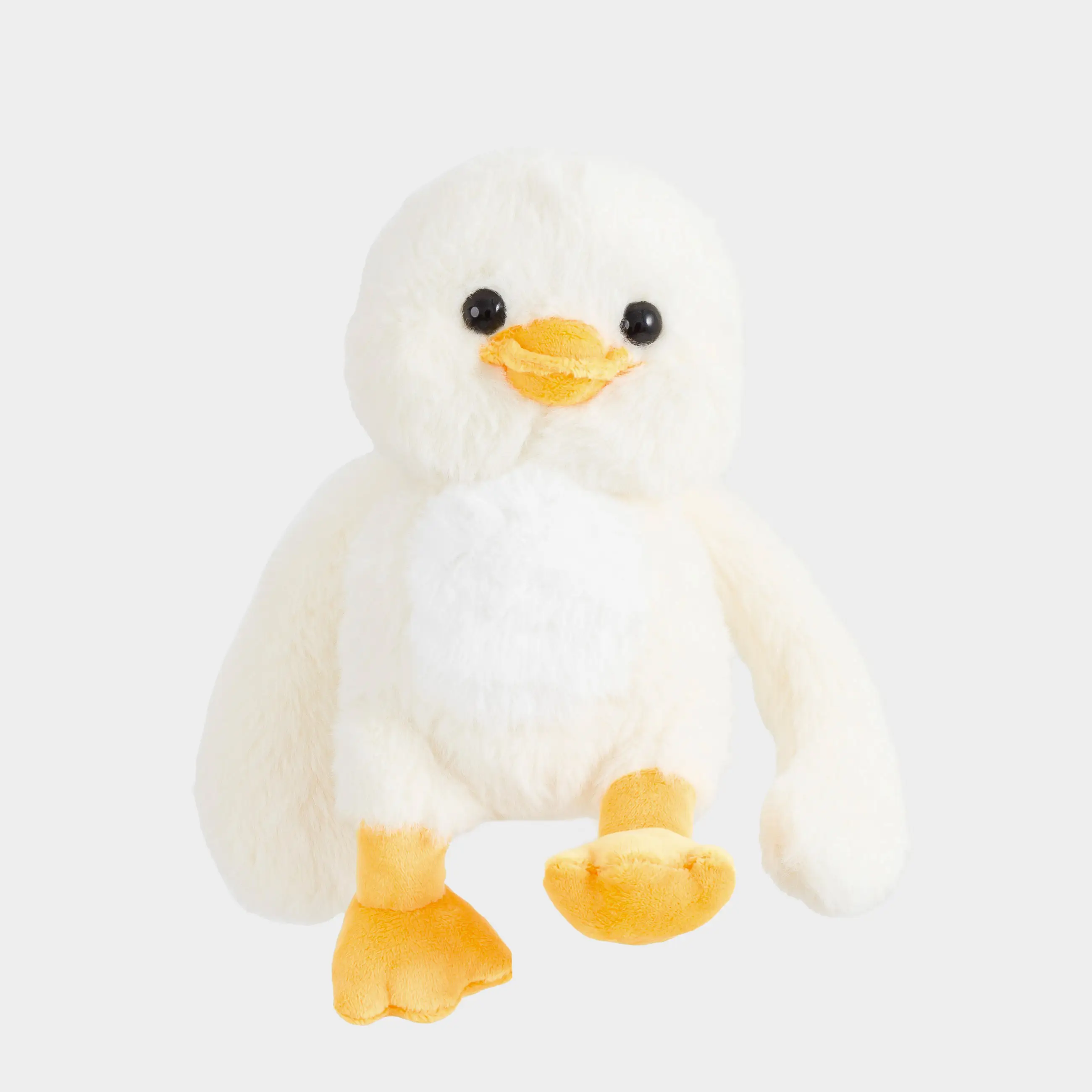 Игрушка, 27 см, мягкая, с магнитными лапами, полиэстер, молочная, Утка, Duck toy, image-0