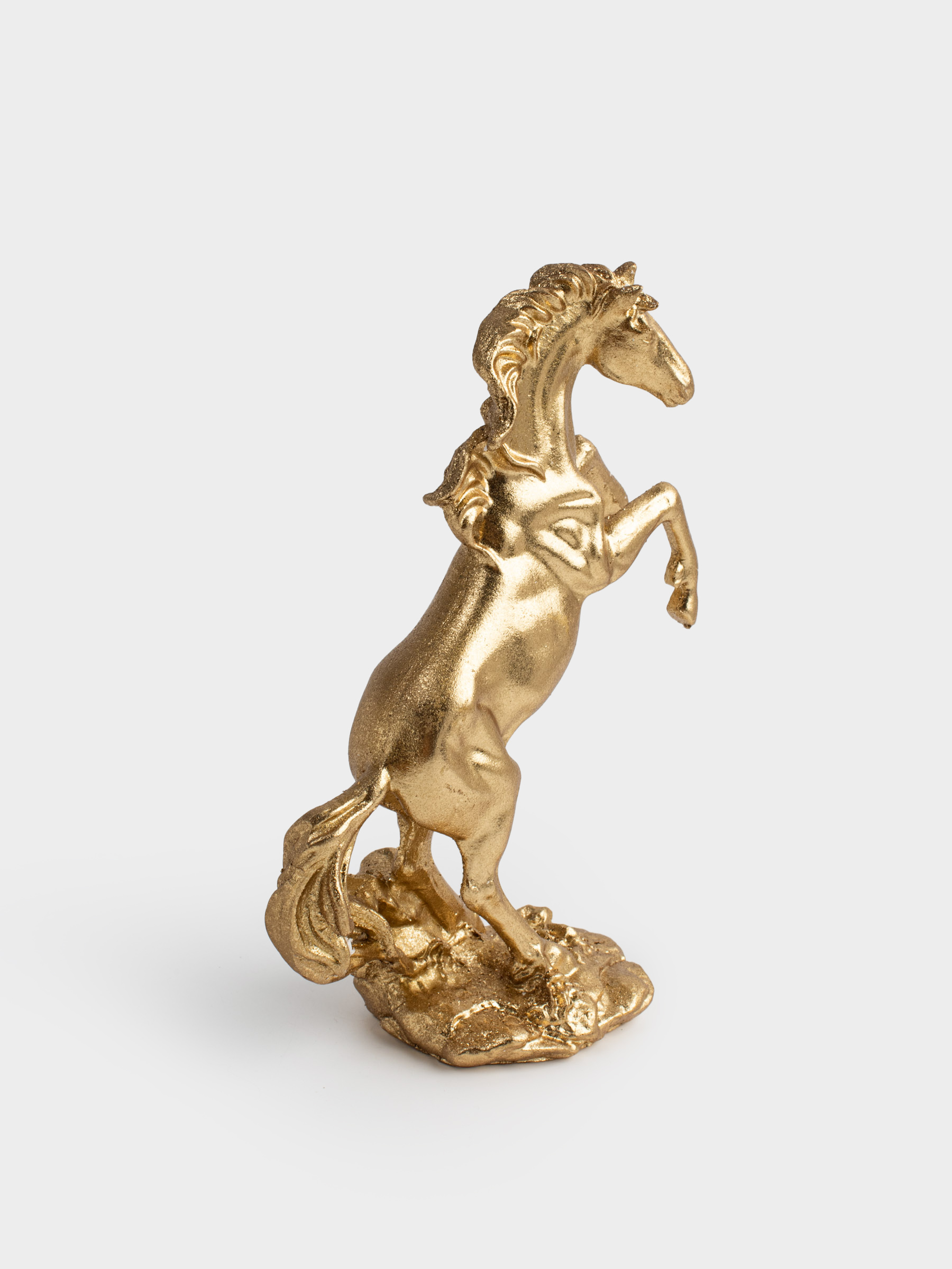 Статуэтка, 18 см, полирезин, золотистая, Конь, Horse gold, image-5