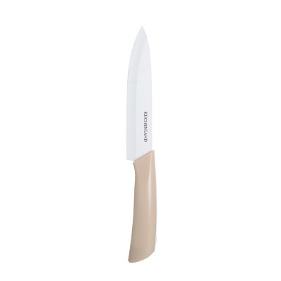 Нож для нарезки, 13 см, керамика/пластик, кремовый, Regular