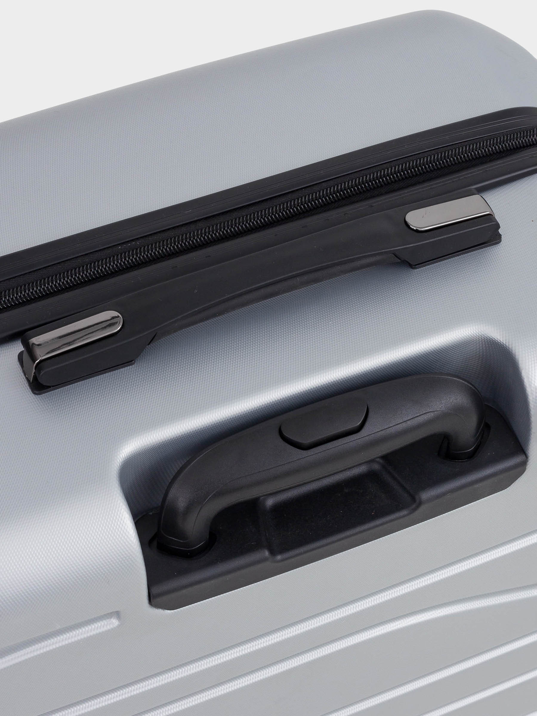 Чемодан M, 45х25х67 см, 3,4 кг, с замком, пластик, графитовый, Travel comfort, image-12
