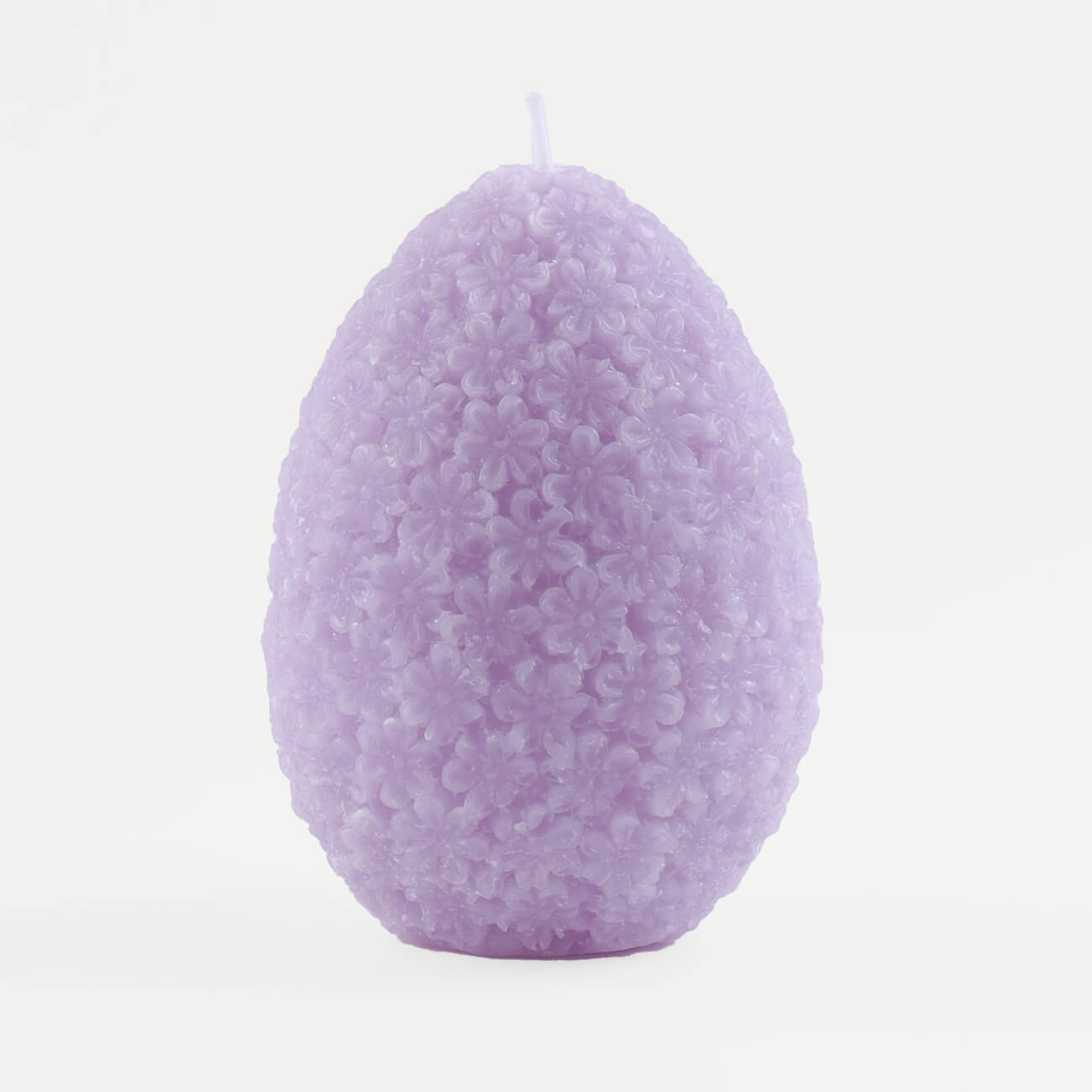 Свеча, 10 см, фиолетовая, Яйцо, Easter