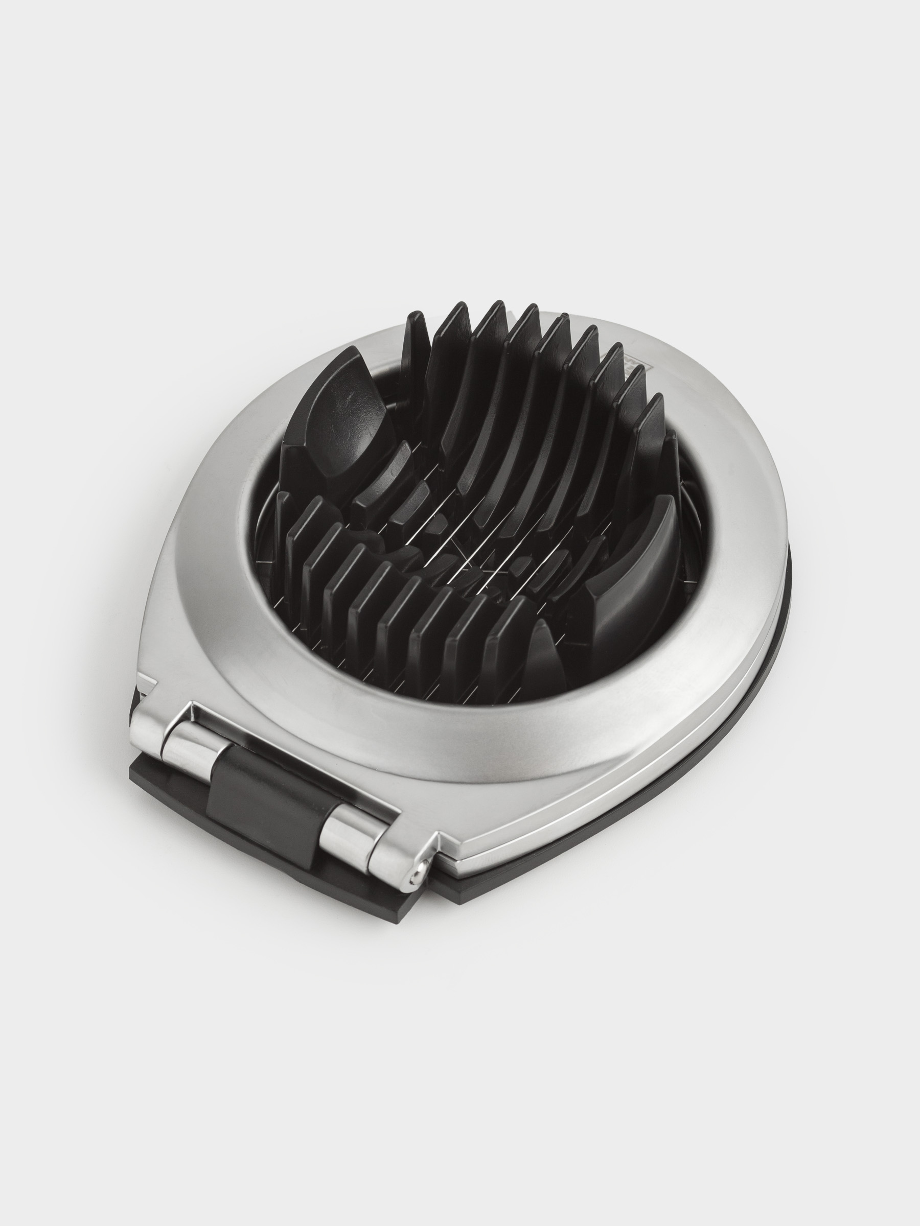 Яйцерезка, 11 см, 2 в 1, металл/пластик, серебристо-черная, Start, image-7