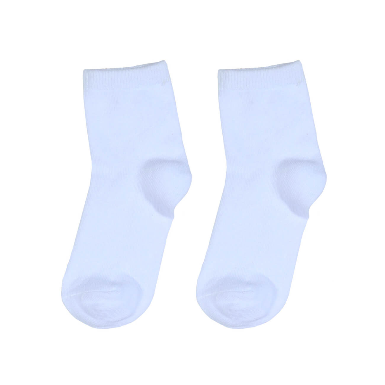 Носки детские, р. 23-26, хлопок/полиэстер, белые, Basic носки женские р 38 41 хлопок полиэстер белые basic