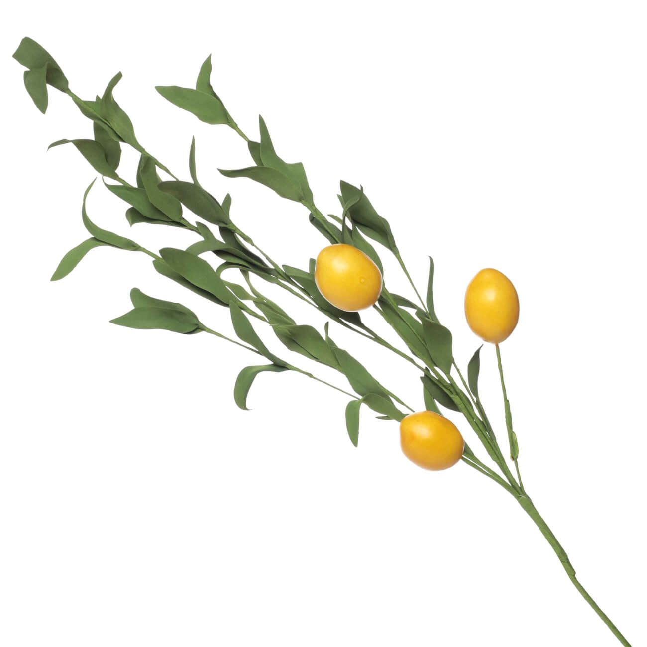 Ветка декоративная, 73 см, ЭВА/пенопласт, Лимоны, Sicily in bloom