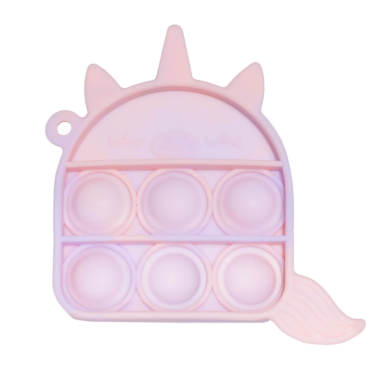 

Игрушка-антистресс Pop-it, 8х9 см, силикон, цветная, Единорог, Unicorn