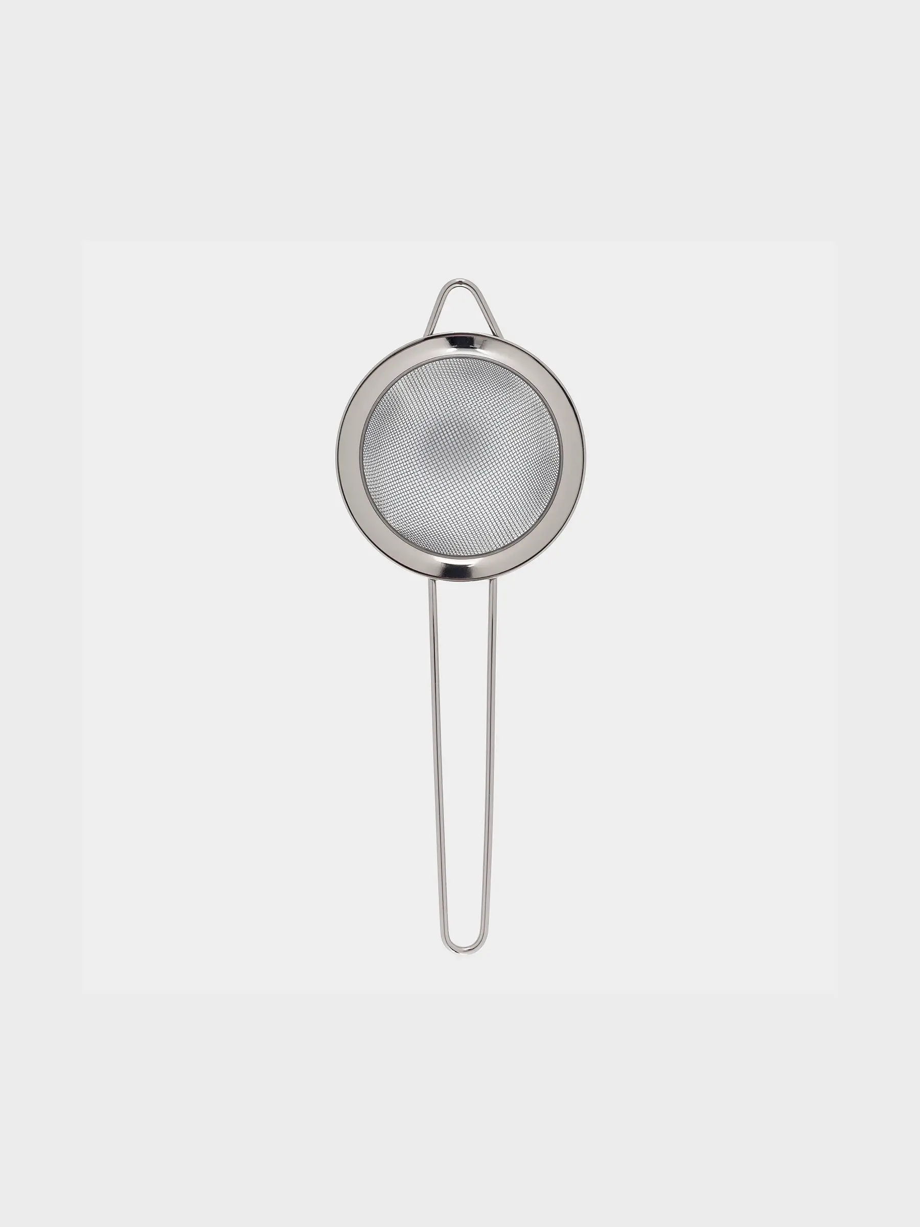 Сито, 8 см, с ручкой, сталь, темно-серое, Titanium
