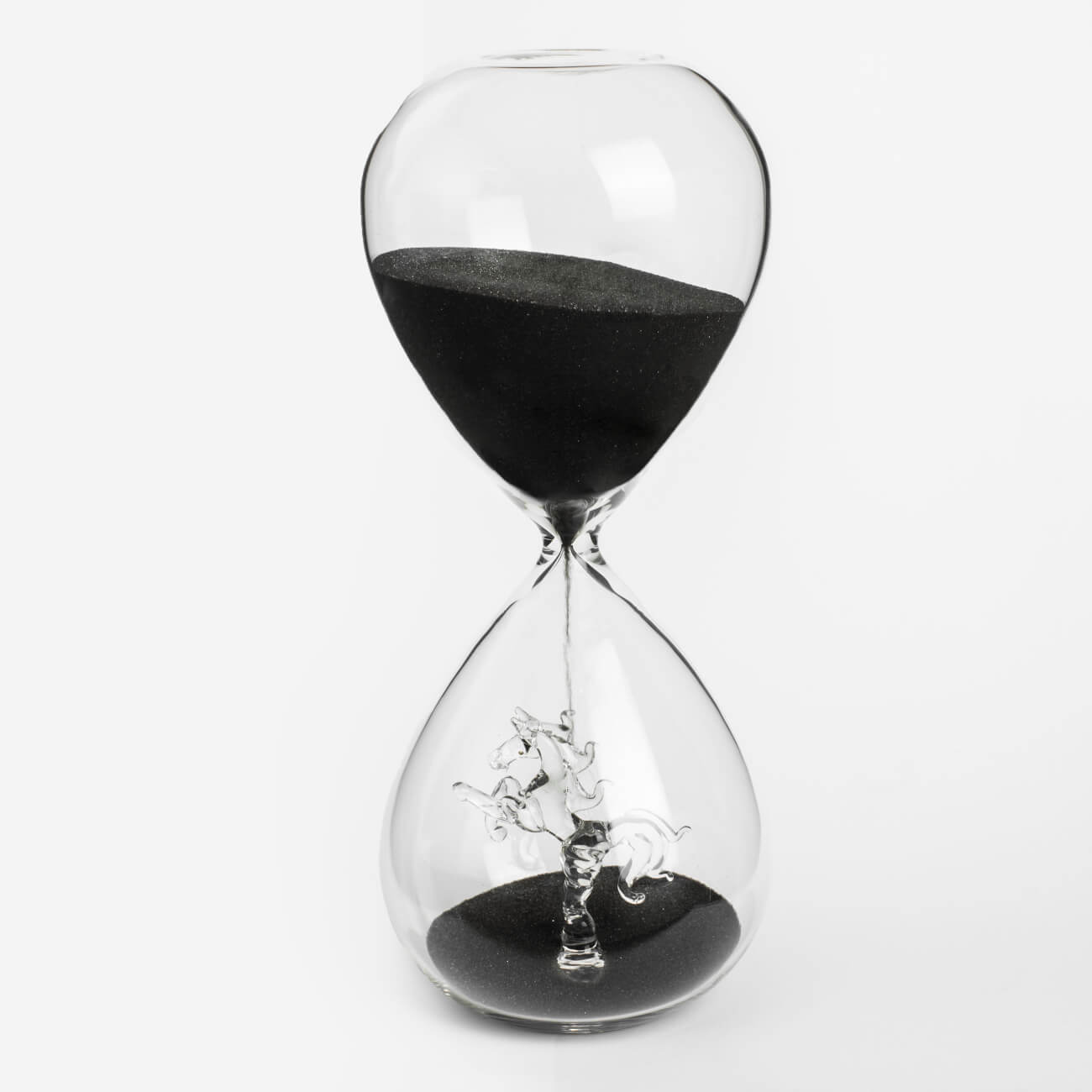 

Часы песочные, 20 см, 15 минут, стекло/песок, Лошадь в песке, Sand time