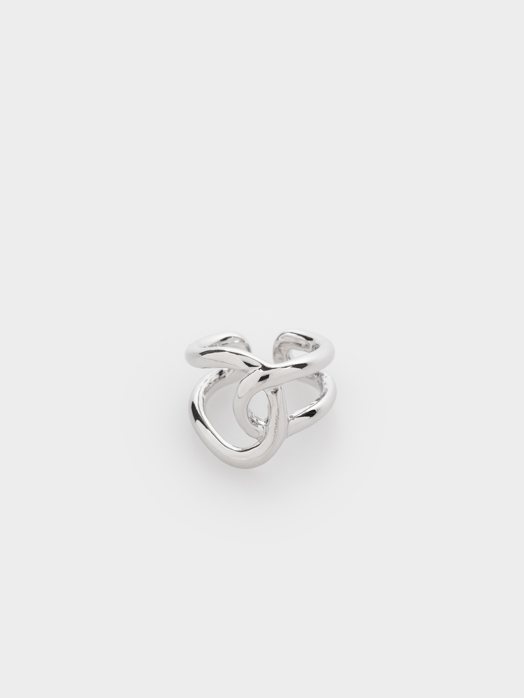 Кольцо, 2 см, единый размер, металл, серебристое, Jewelry, image-2